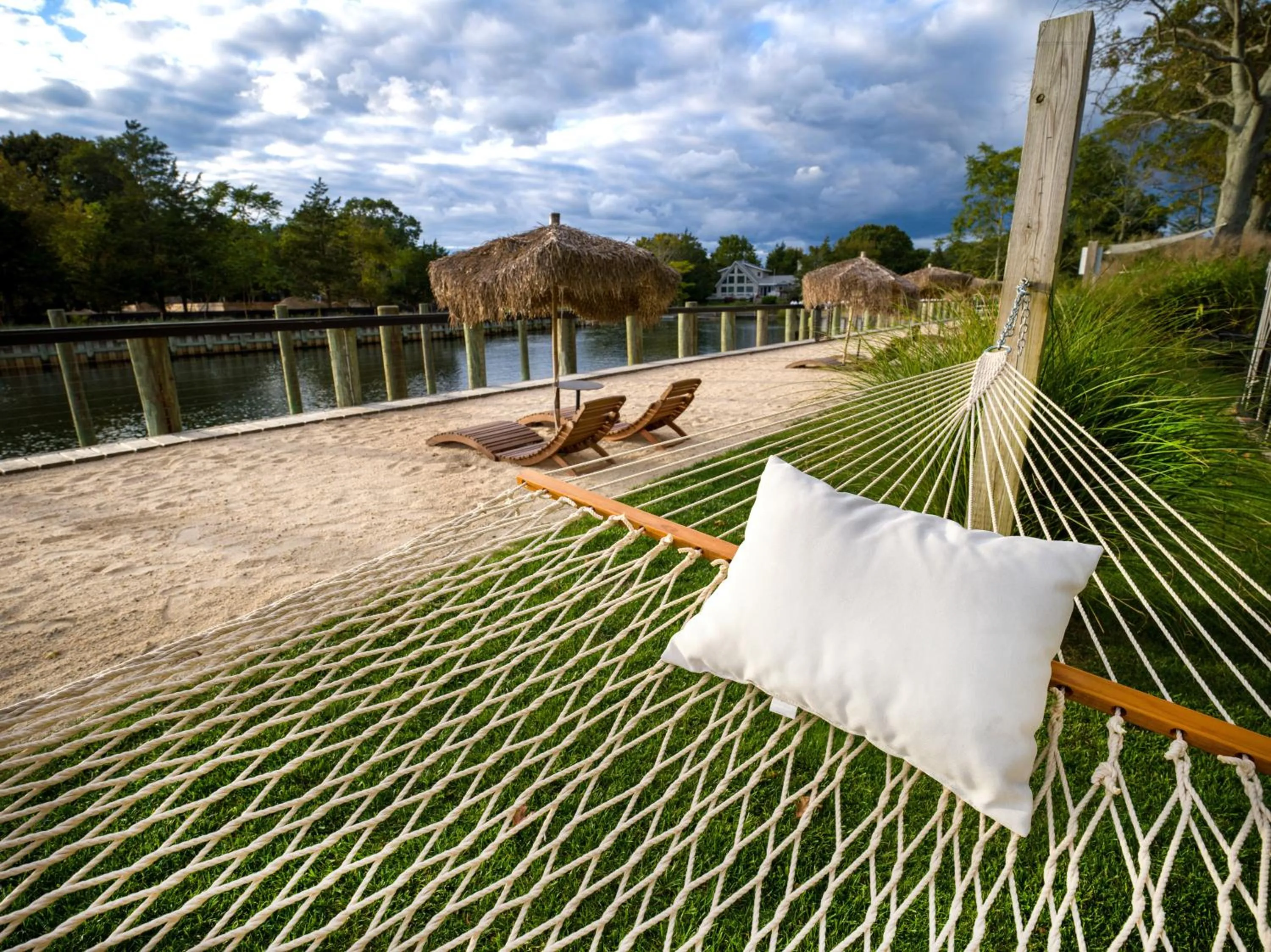 Garden view in Aqua by American Beech - Adults Only