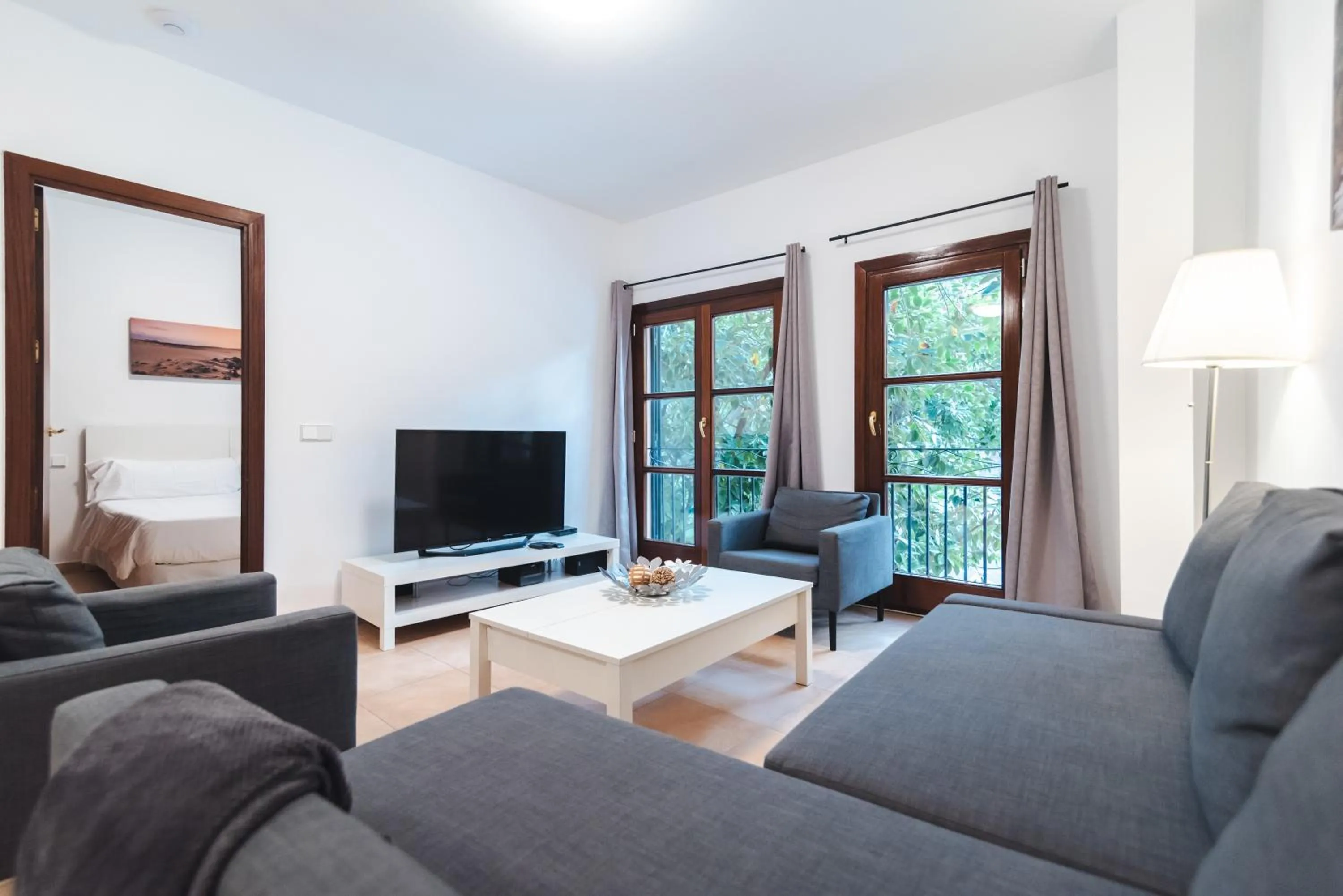 Communal lounge/ TV room in Borne Suites - Turismo de Interior