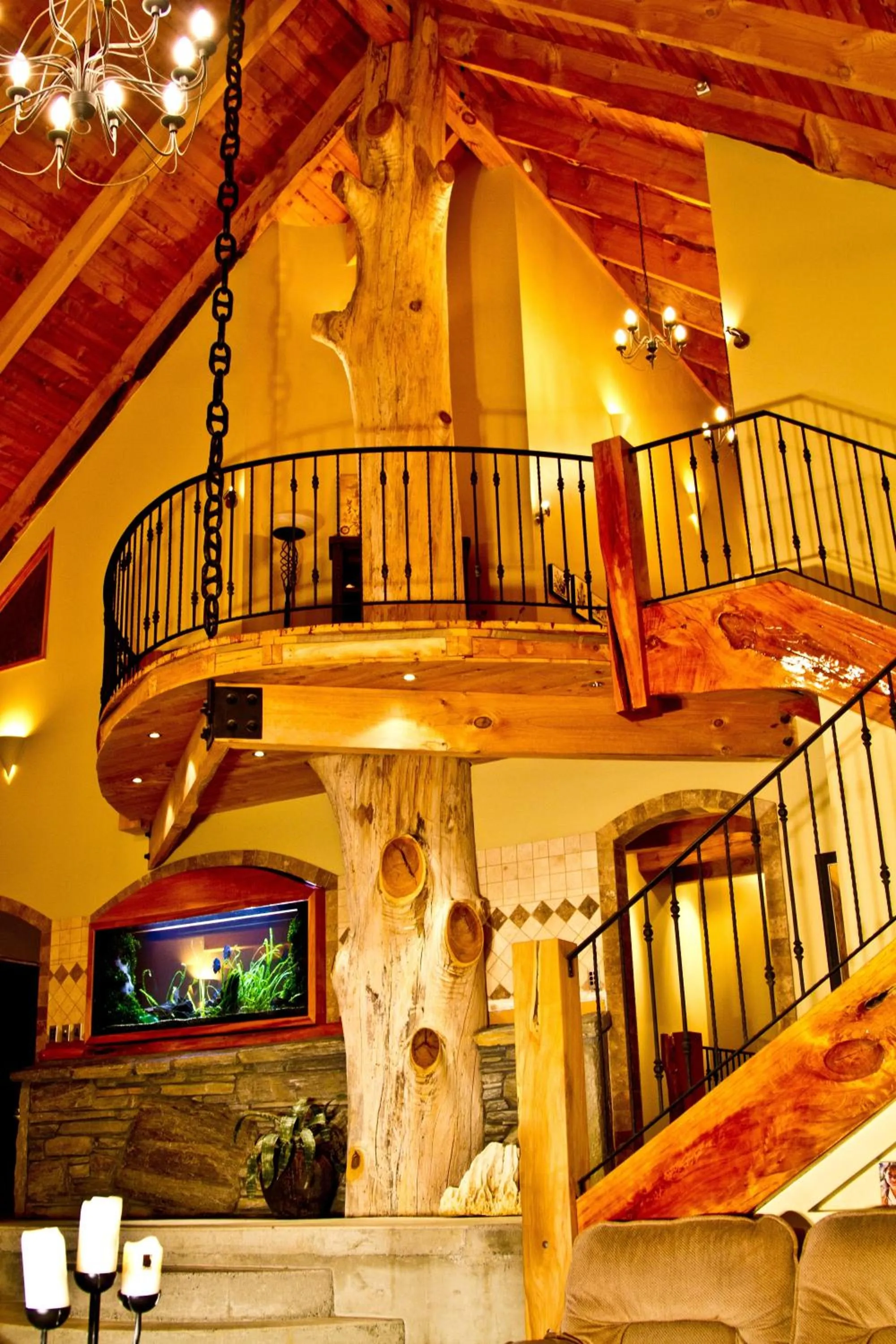 Living room in Tree House Lodge Bed & Breakfast