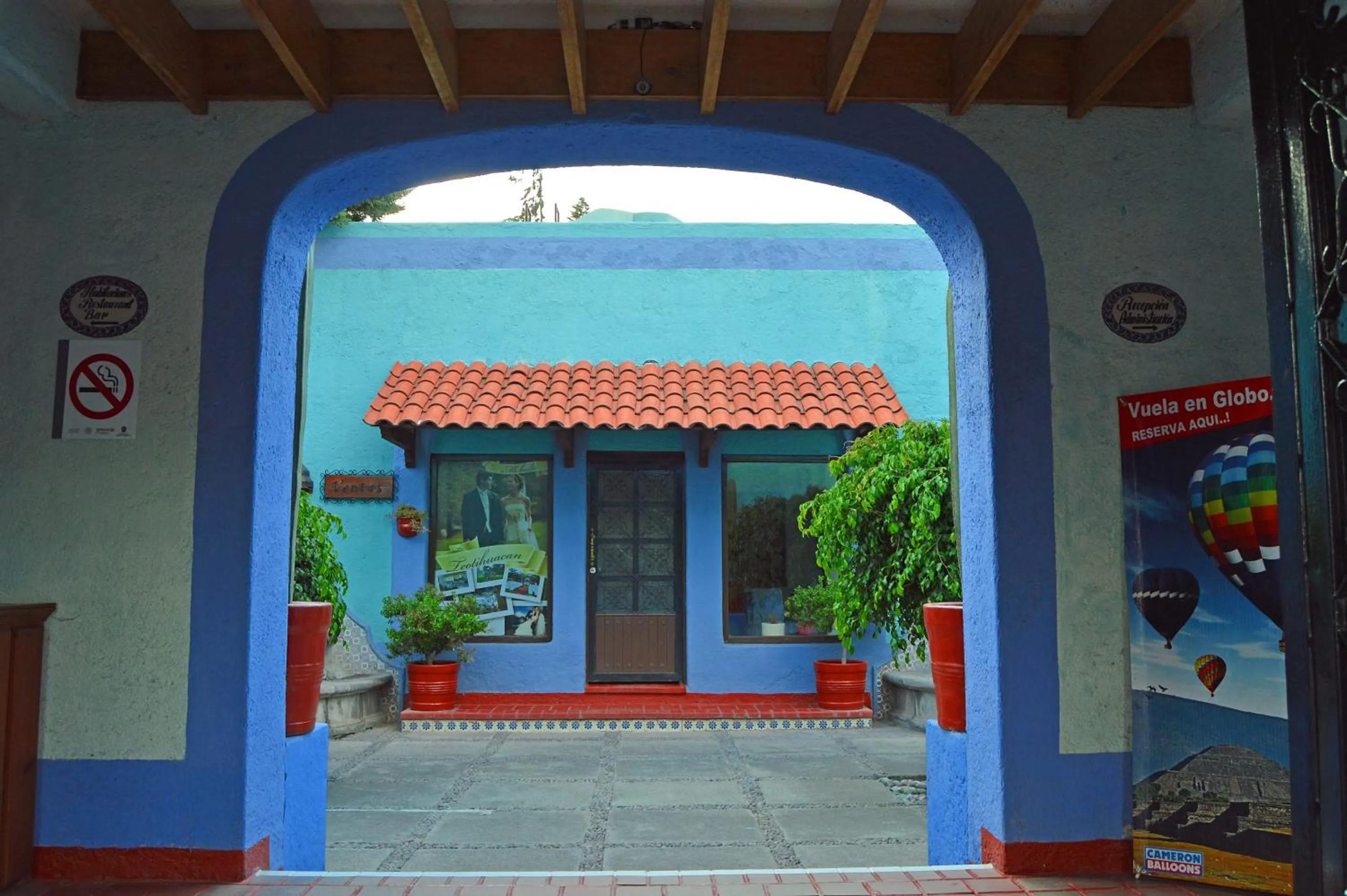 Patio in Villas Arqueologicas Teotihuacan
