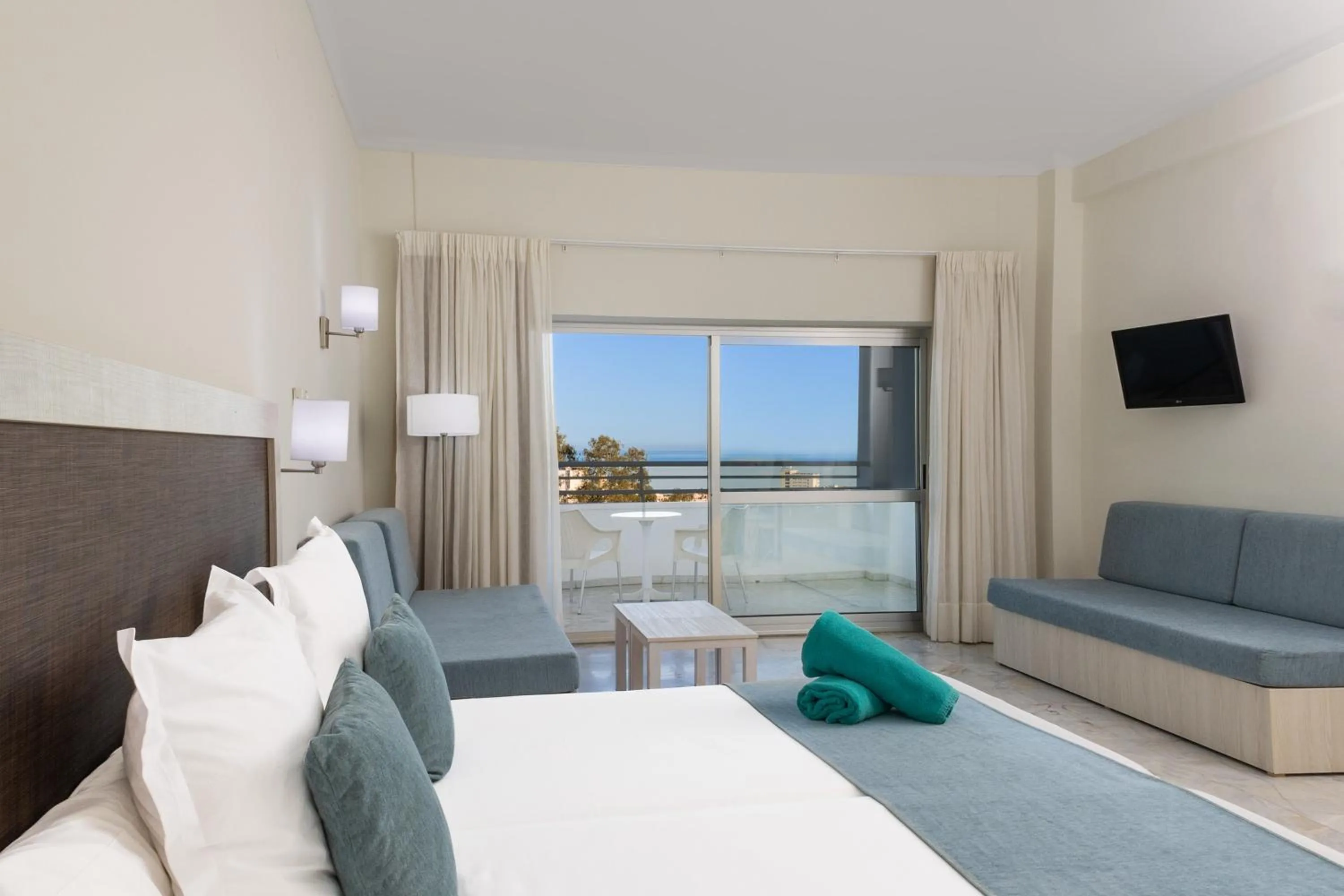 Bed in AluaSun Costa Park