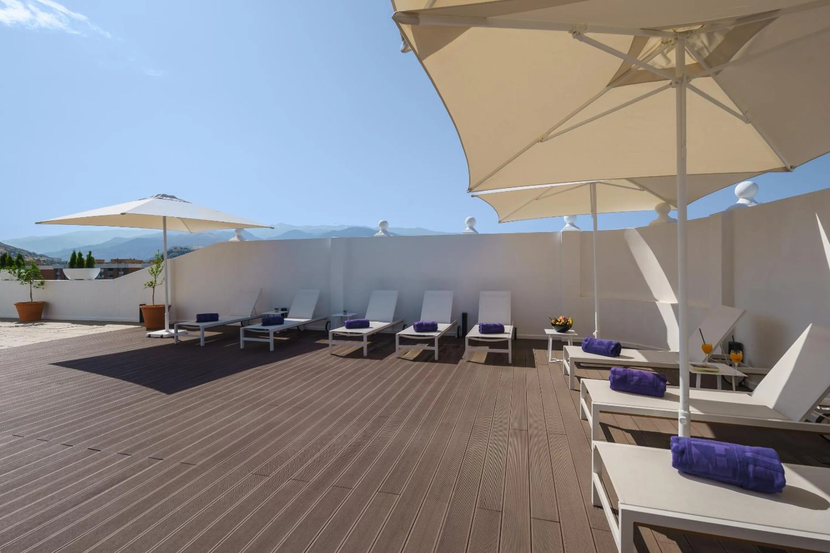 Solarium in Eurostars San Antón