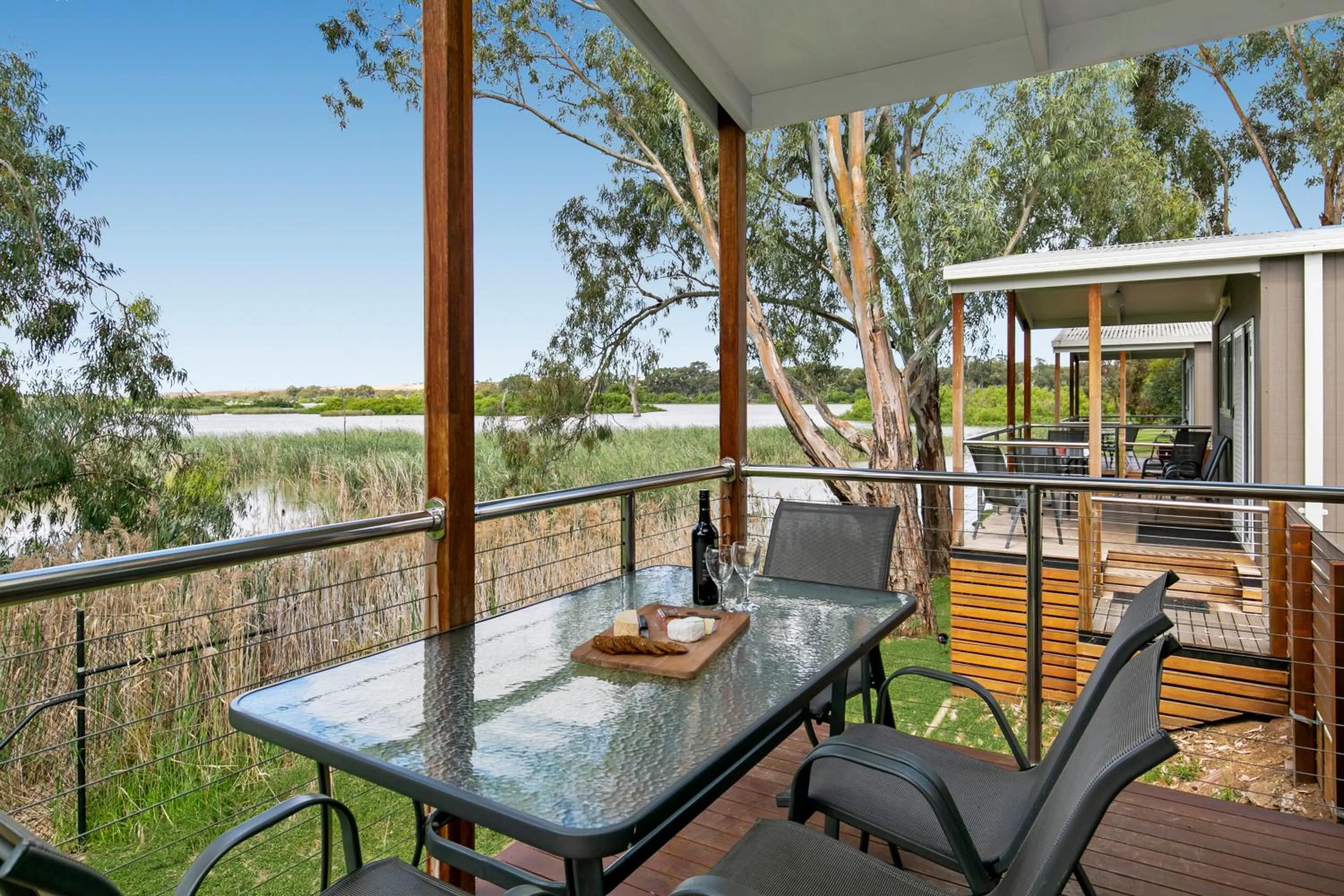 Natural landscape in BIG4 Mannum Holiday Park