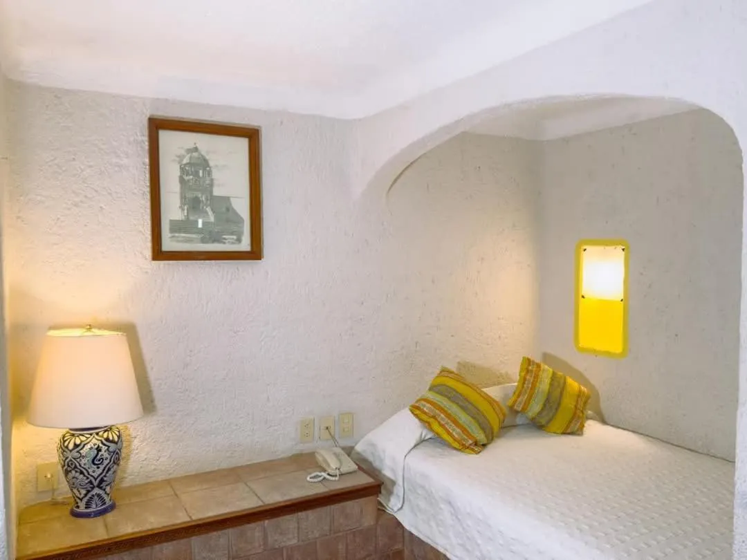 Bed in Villas Arqueologicas Cholula