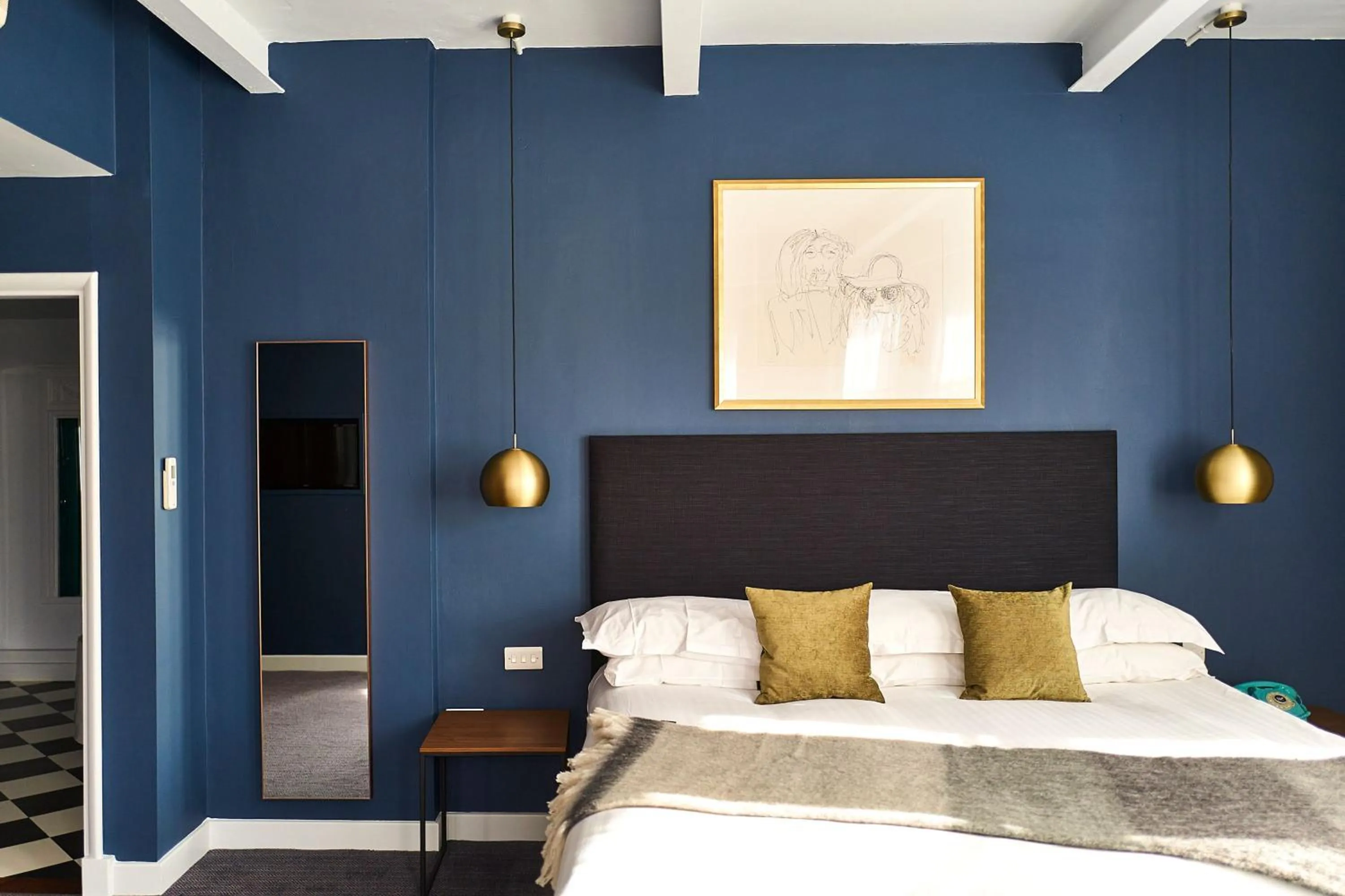 Bedroom in Heathcote Hotel Manchester