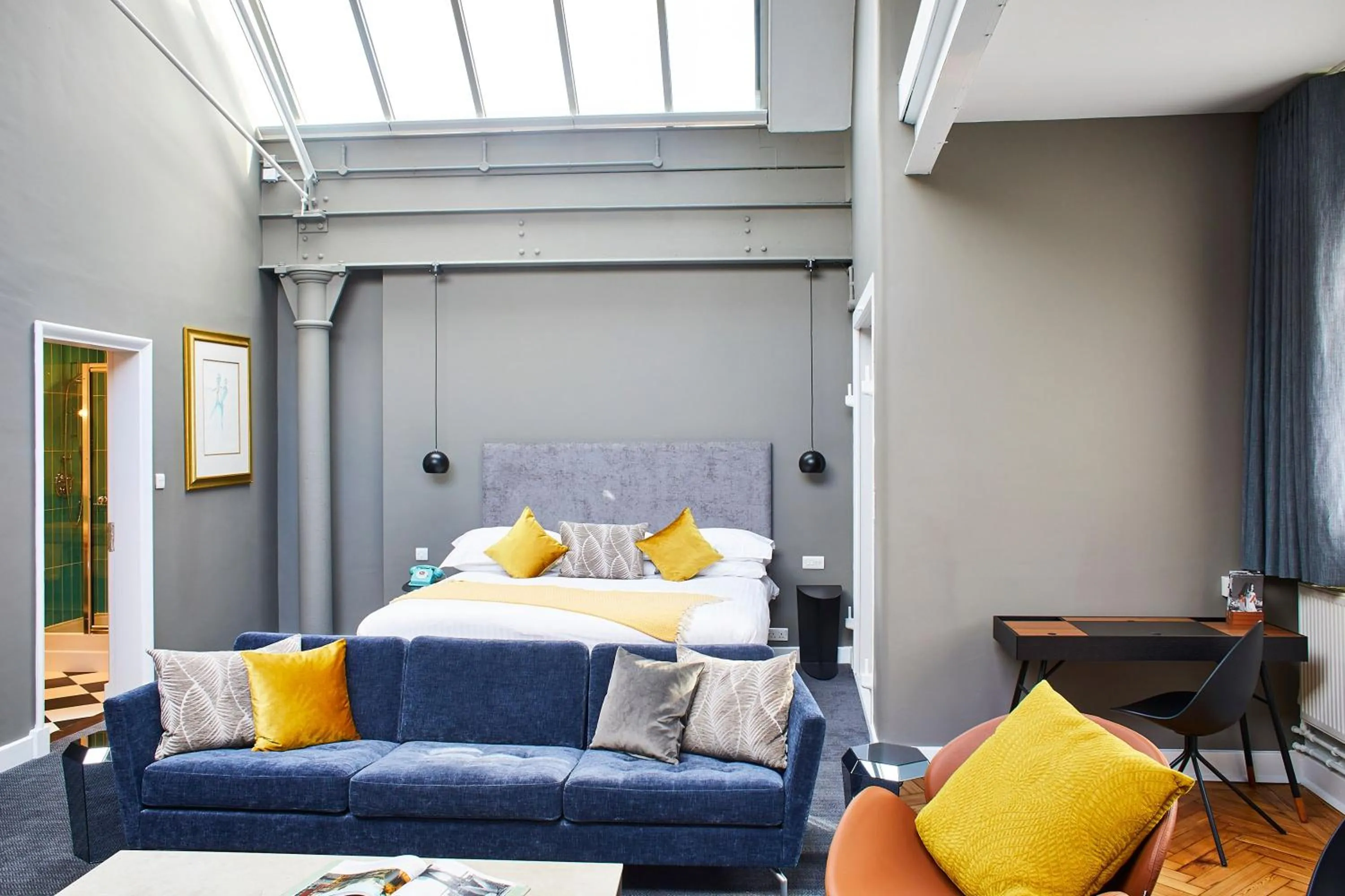Living room in Heathcote Hotel Manchester