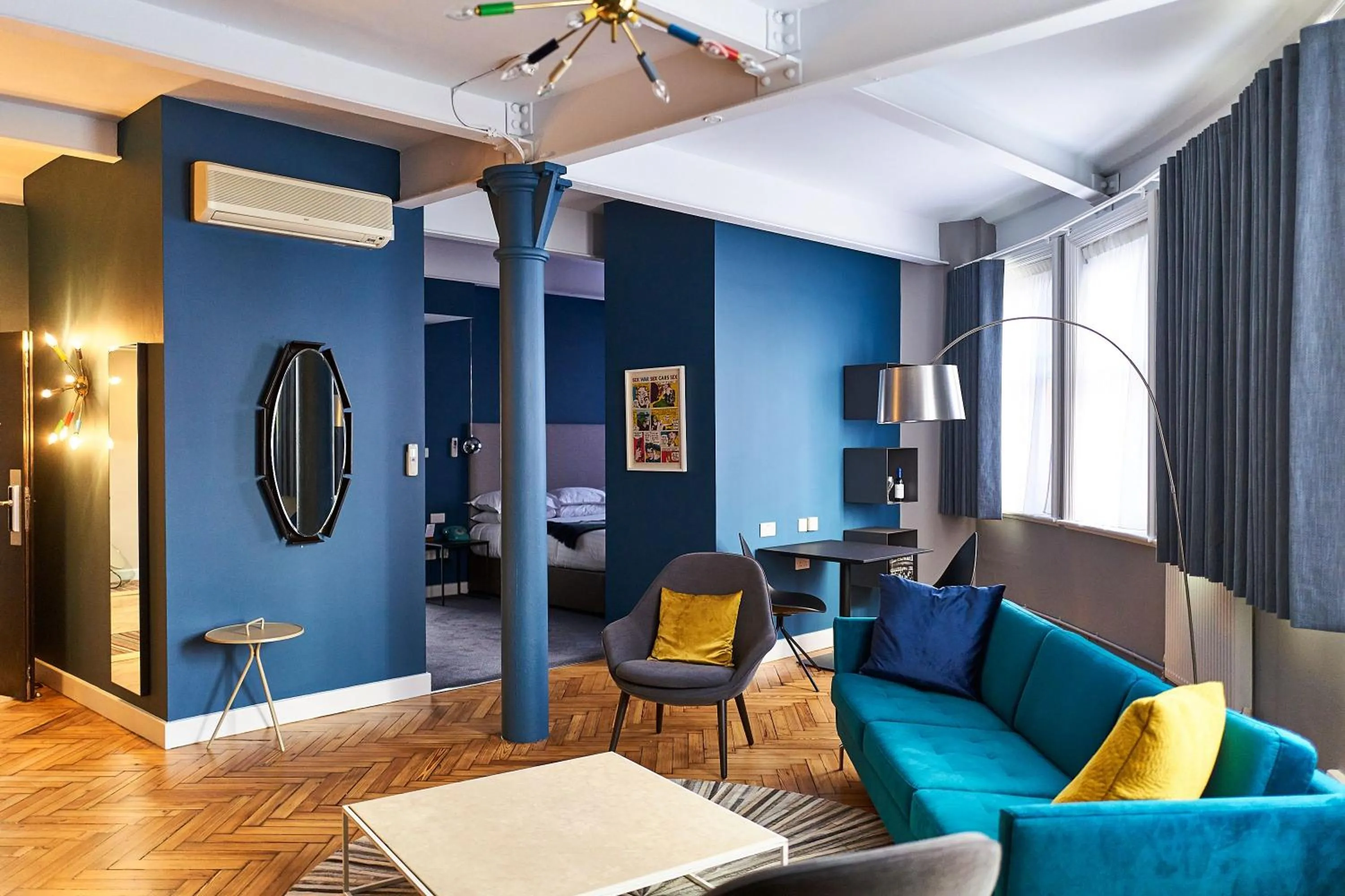 Living room in Heathcote Hotel Manchester