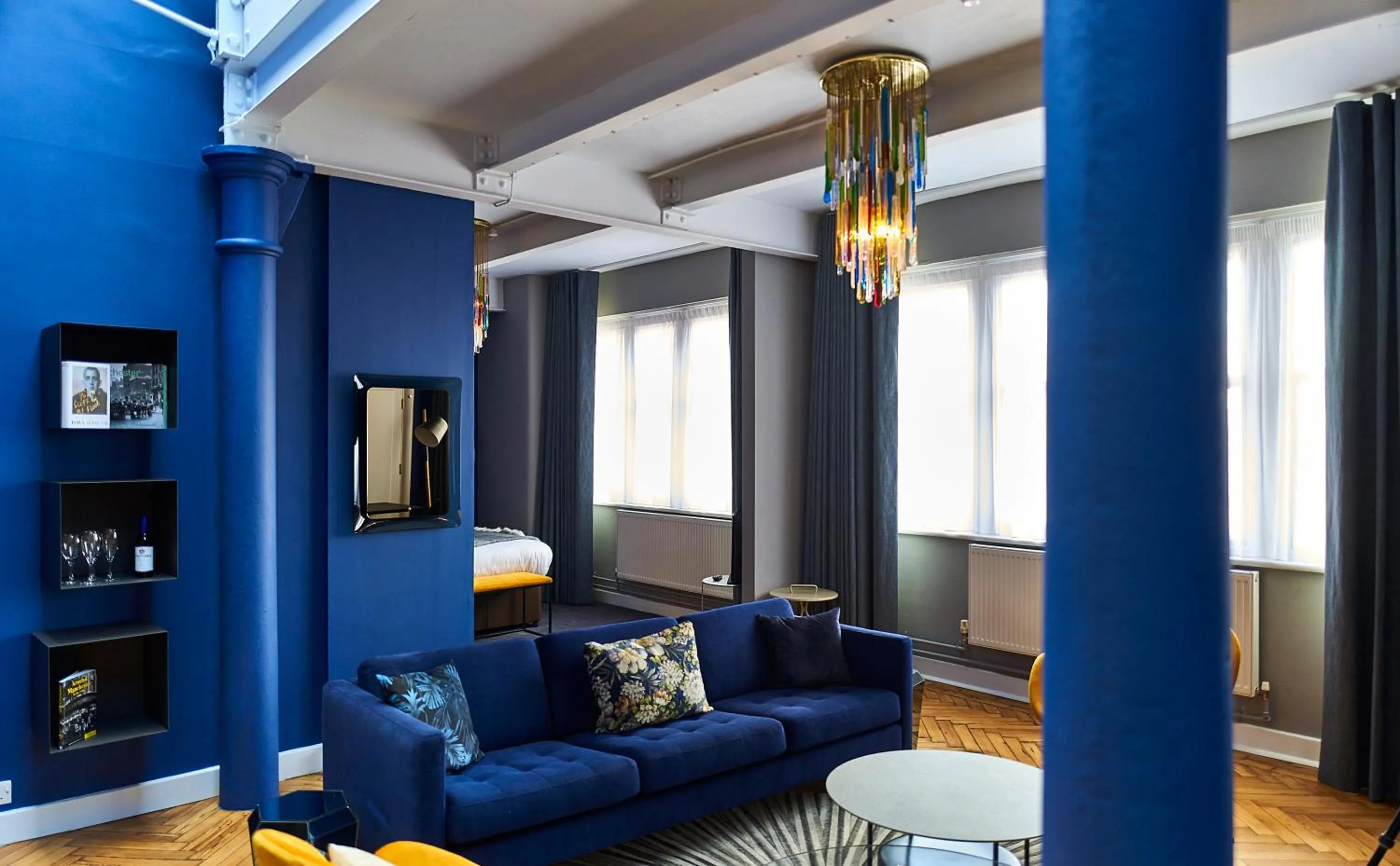 Seating area in Heathcote Hotel Manchester