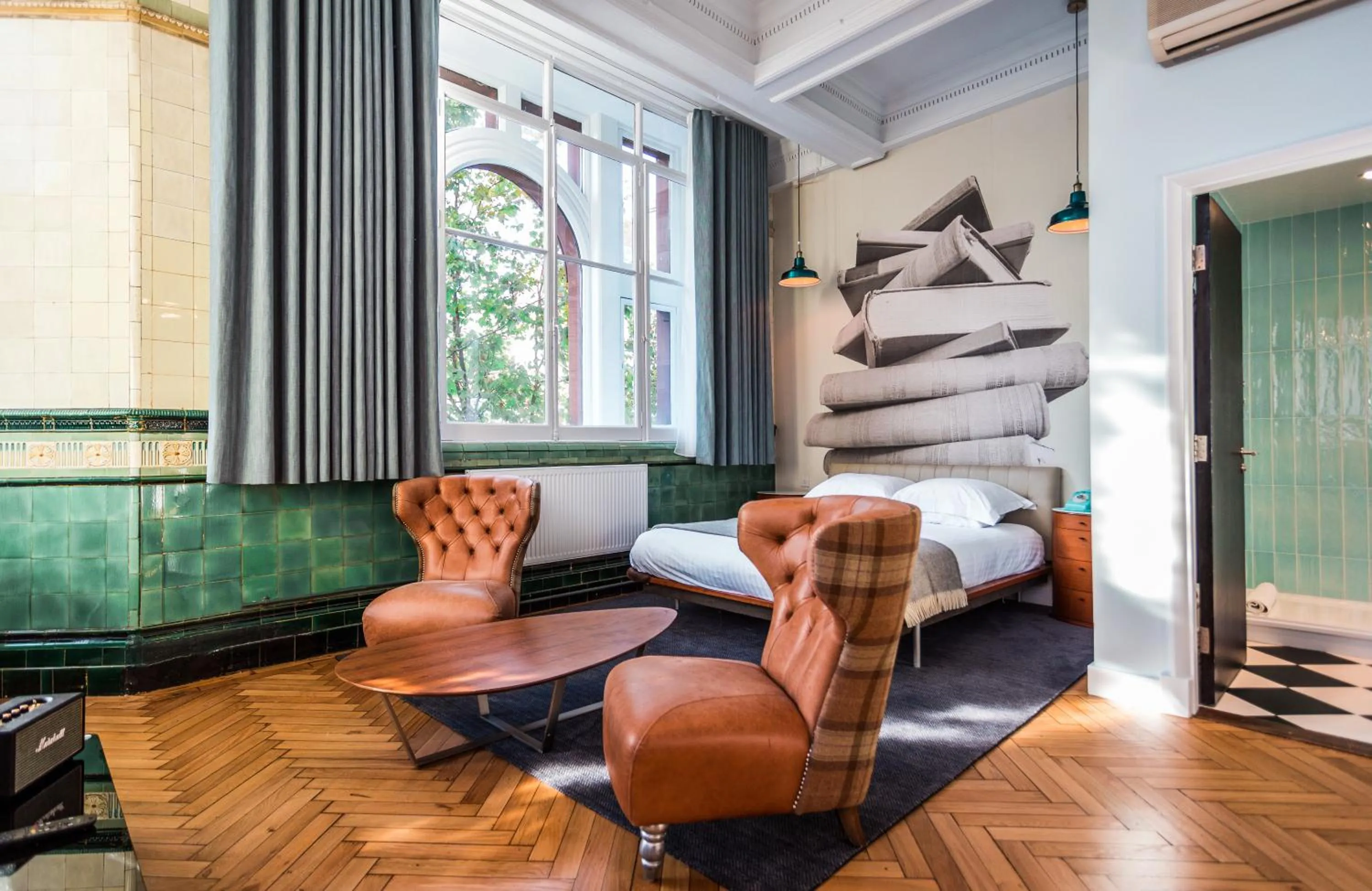 Bedroom in Heathcote Hotel Manchester