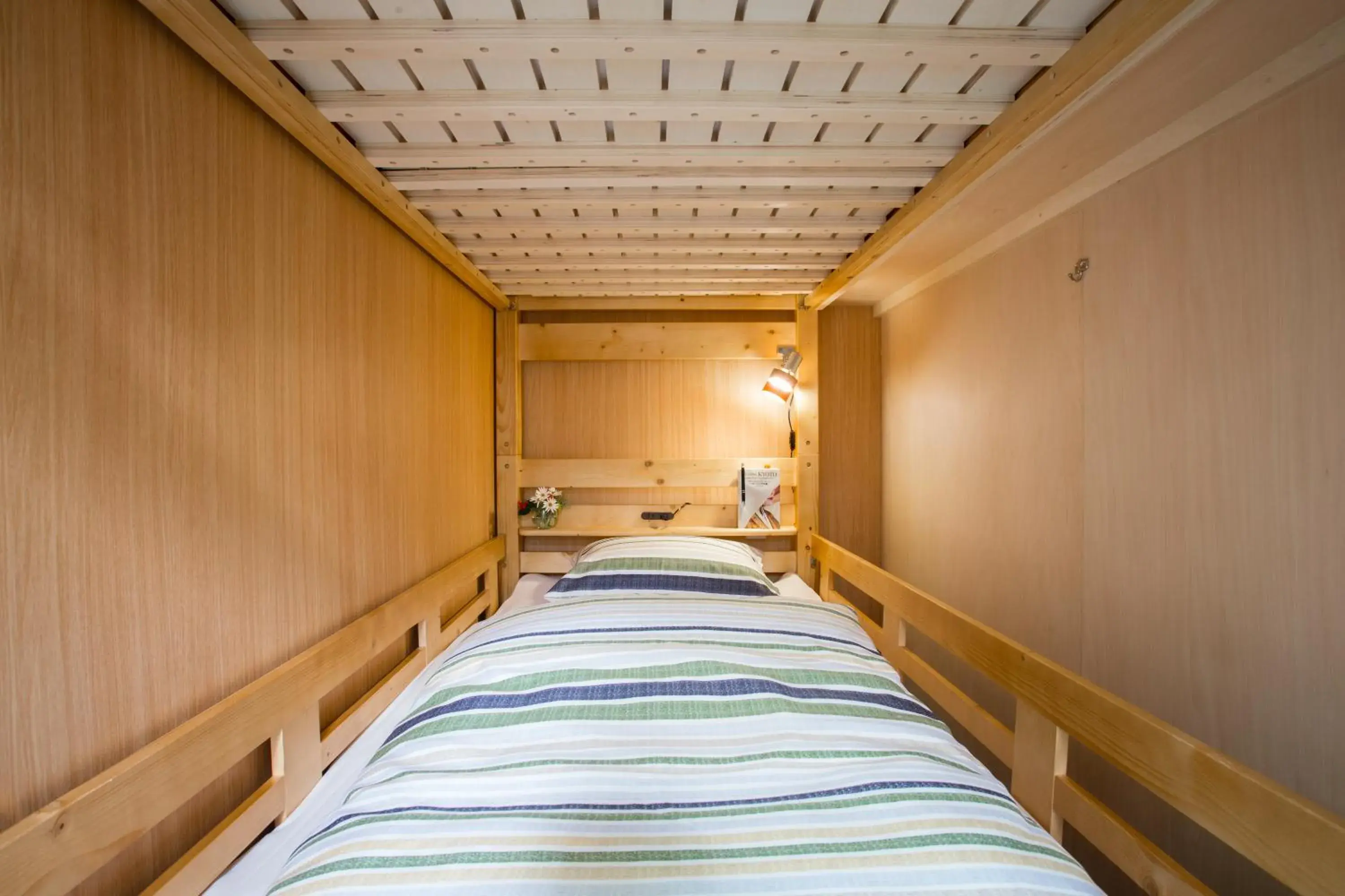 Bunk Bed in 8-Bed Female Dormitory Room in Mulan Hostel Bunk Bed in 8-Bed Female Dormitory Room in Mulan Hostel