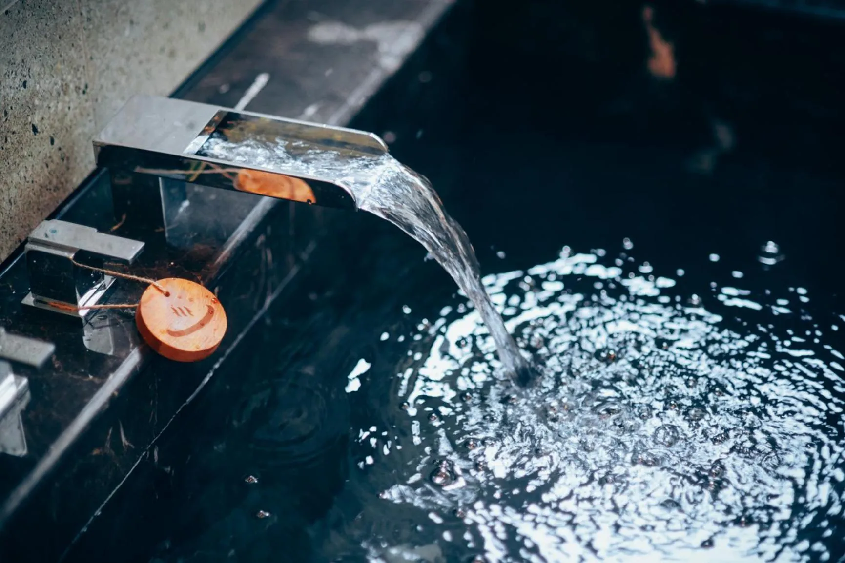 Hot Spring Bath in Onsense Villa