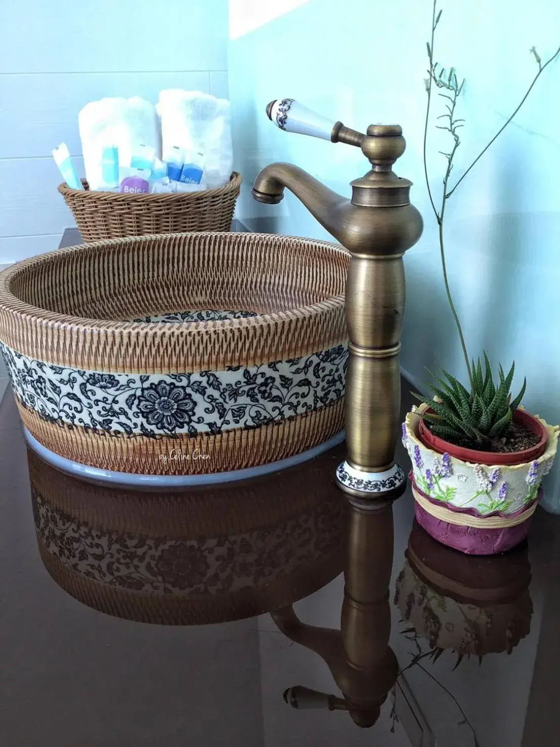 Quadruple Room with Sea View in ING Spa B&B Quadruple Room with Sea View in ING Spa B&B