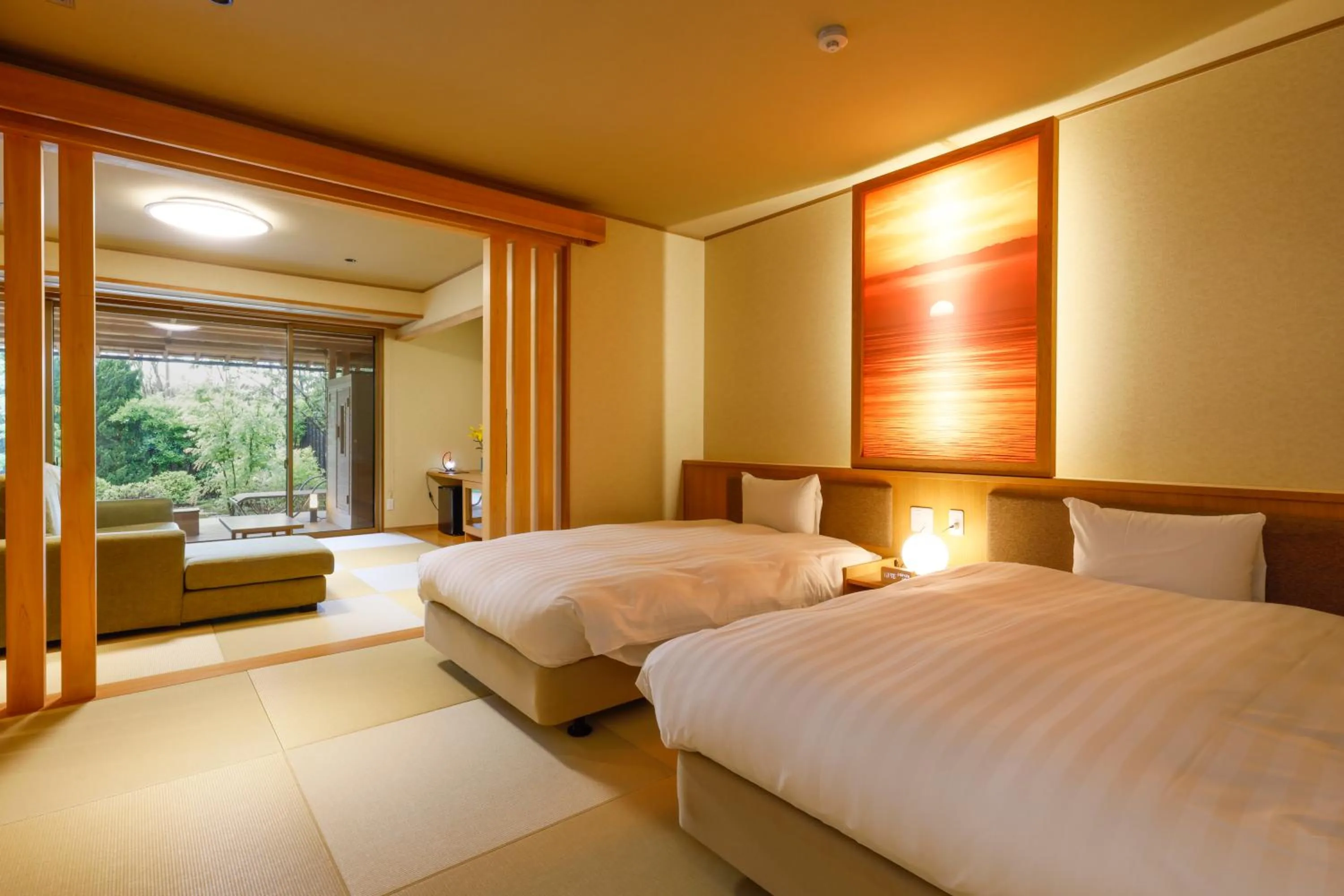 Bed in Kaikatei Hanagozen