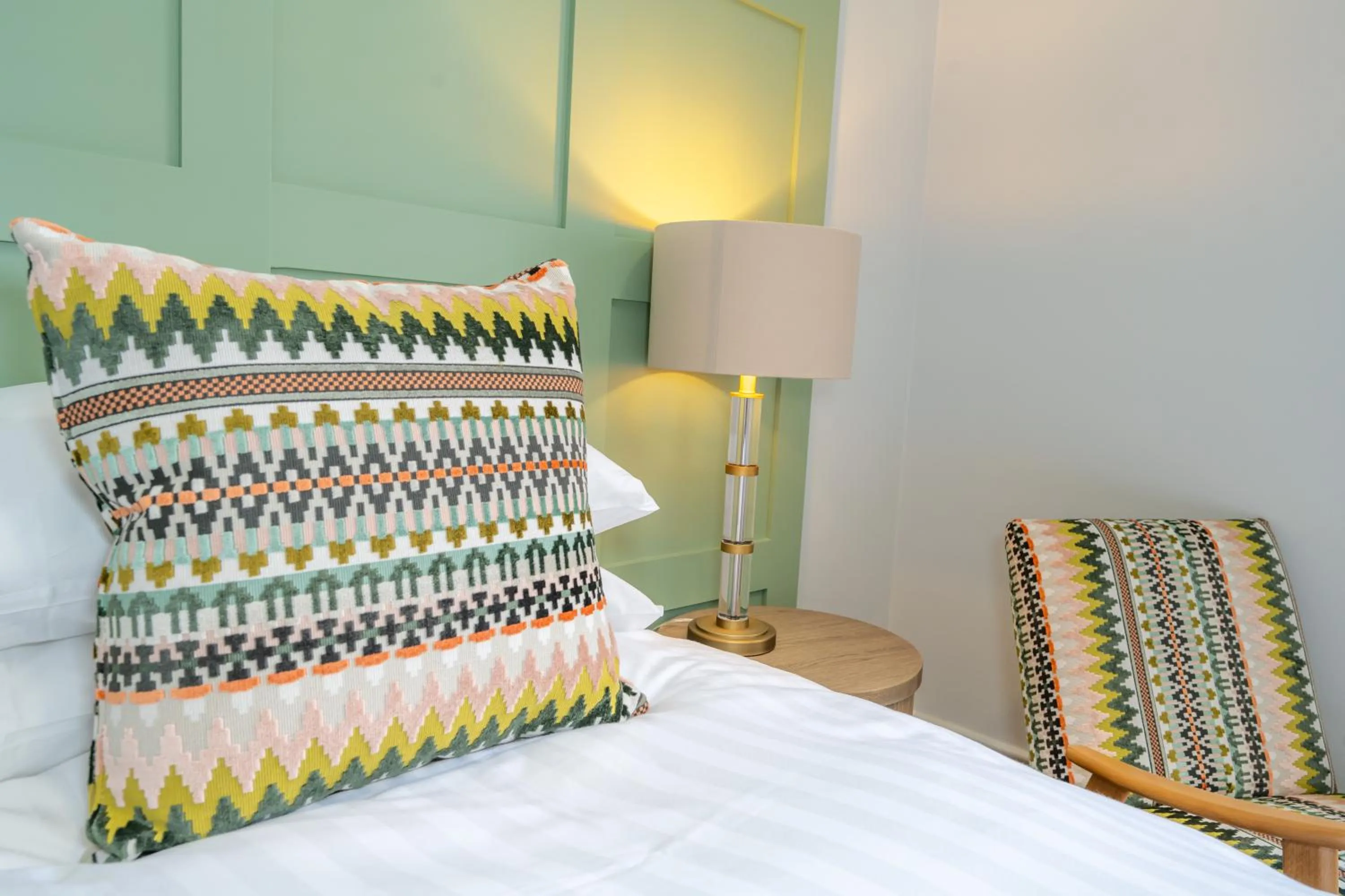 Bed in The Golden Lion Hotel