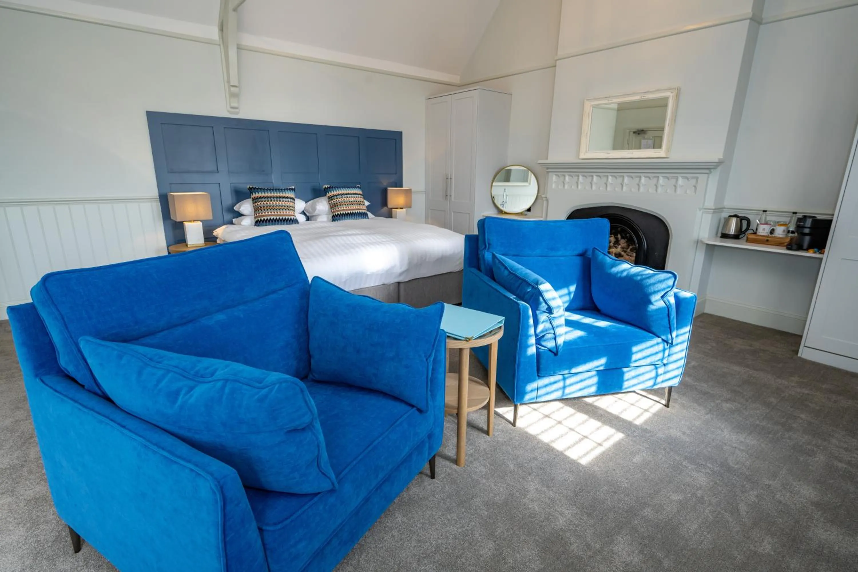 Bed in The Golden Lion Hotel