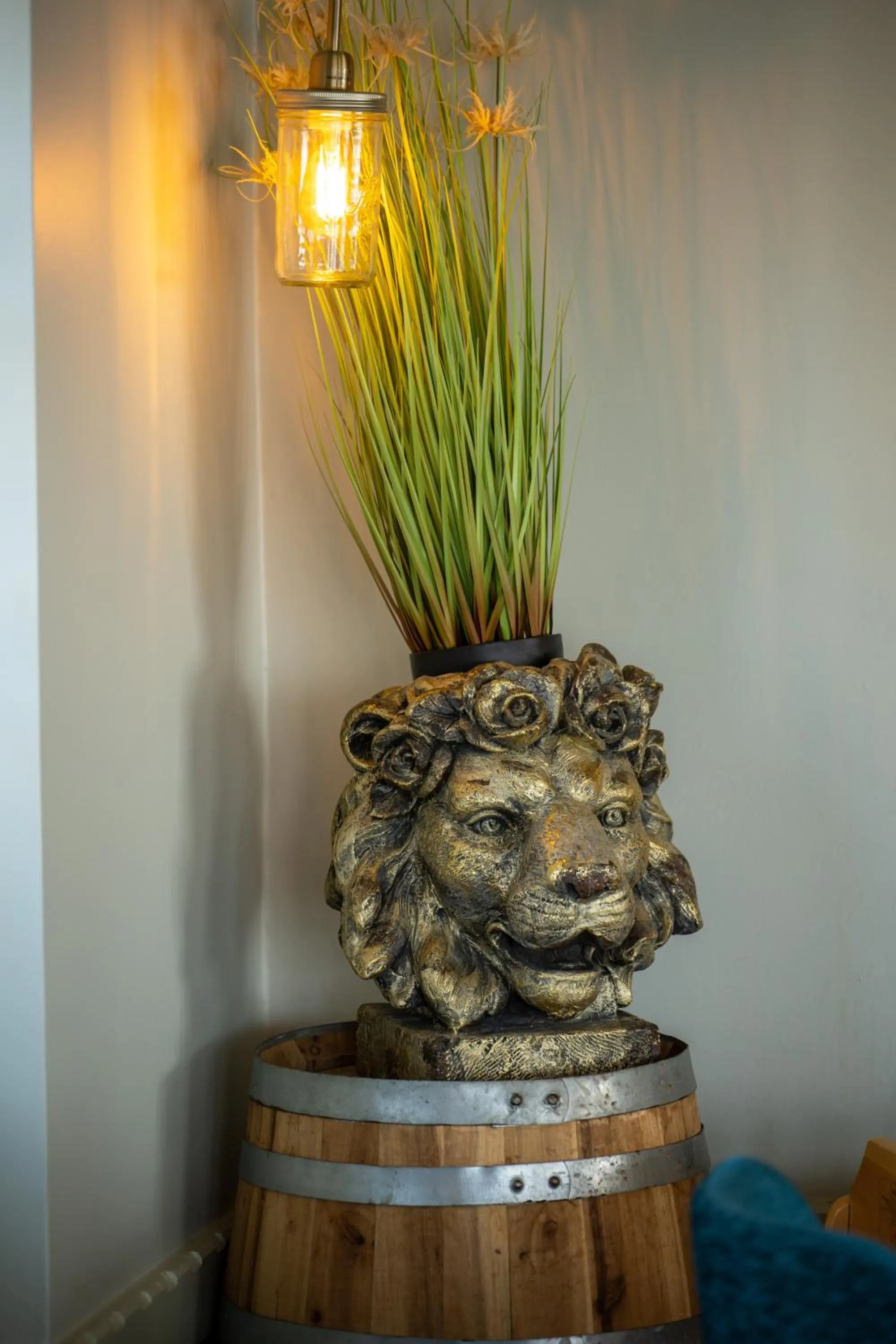 Decorative detail in The Golden Lion Hotel