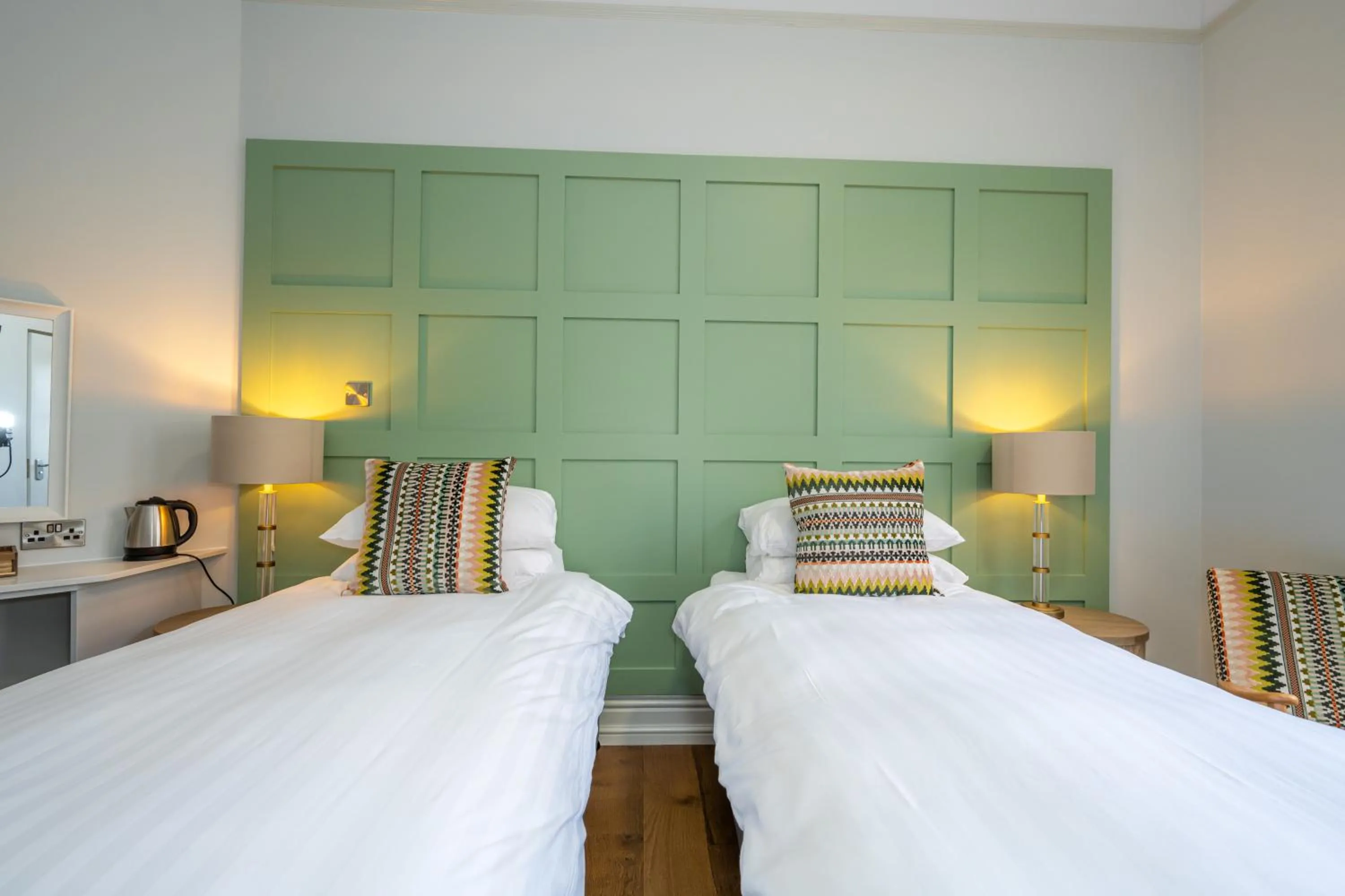 Bed in The Golden Lion Hotel