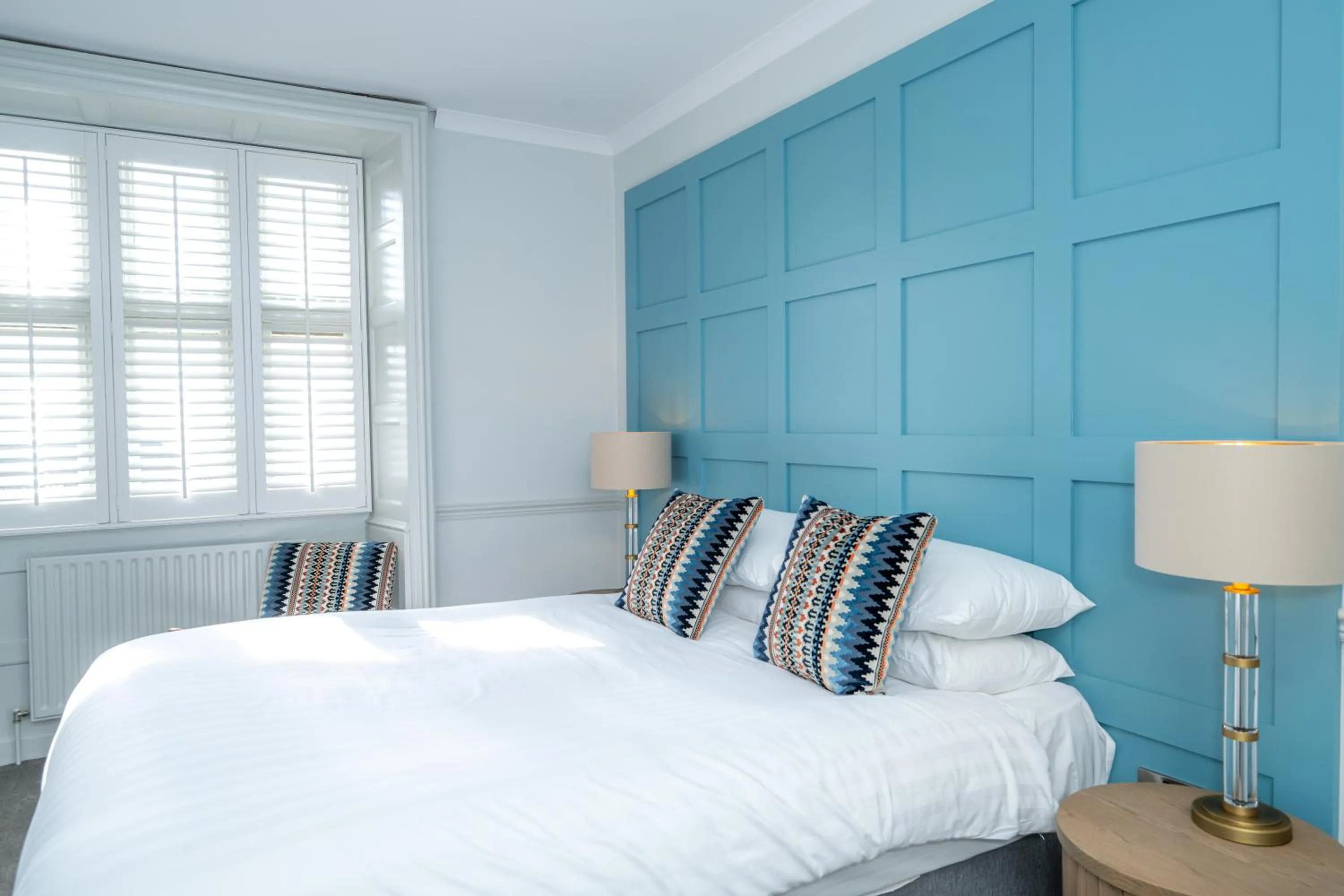 Bed in The Golden Lion Hotel