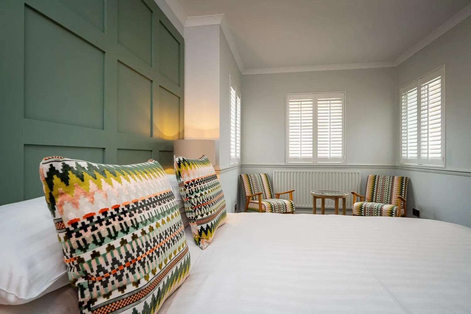 Bed in The Golden Lion Hotel