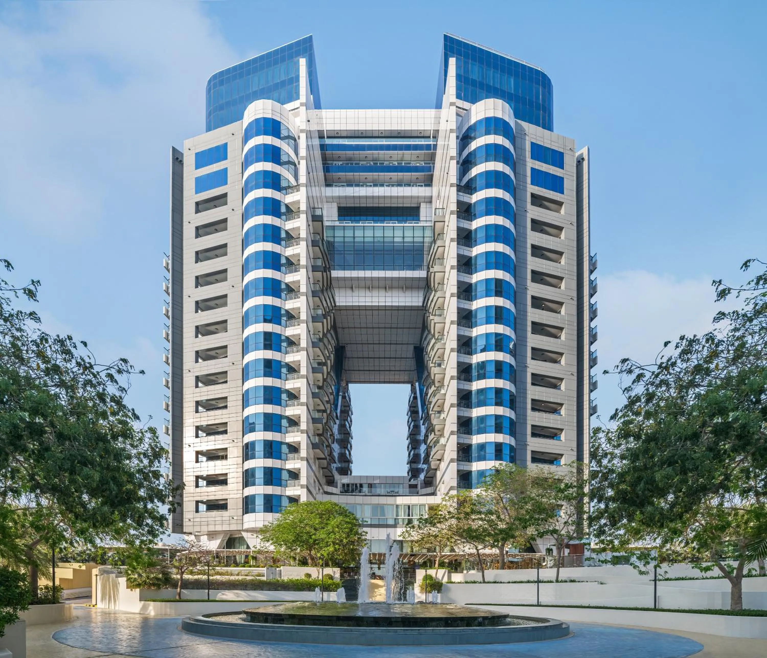Property building in Dukes The Palm Dubai Hotel