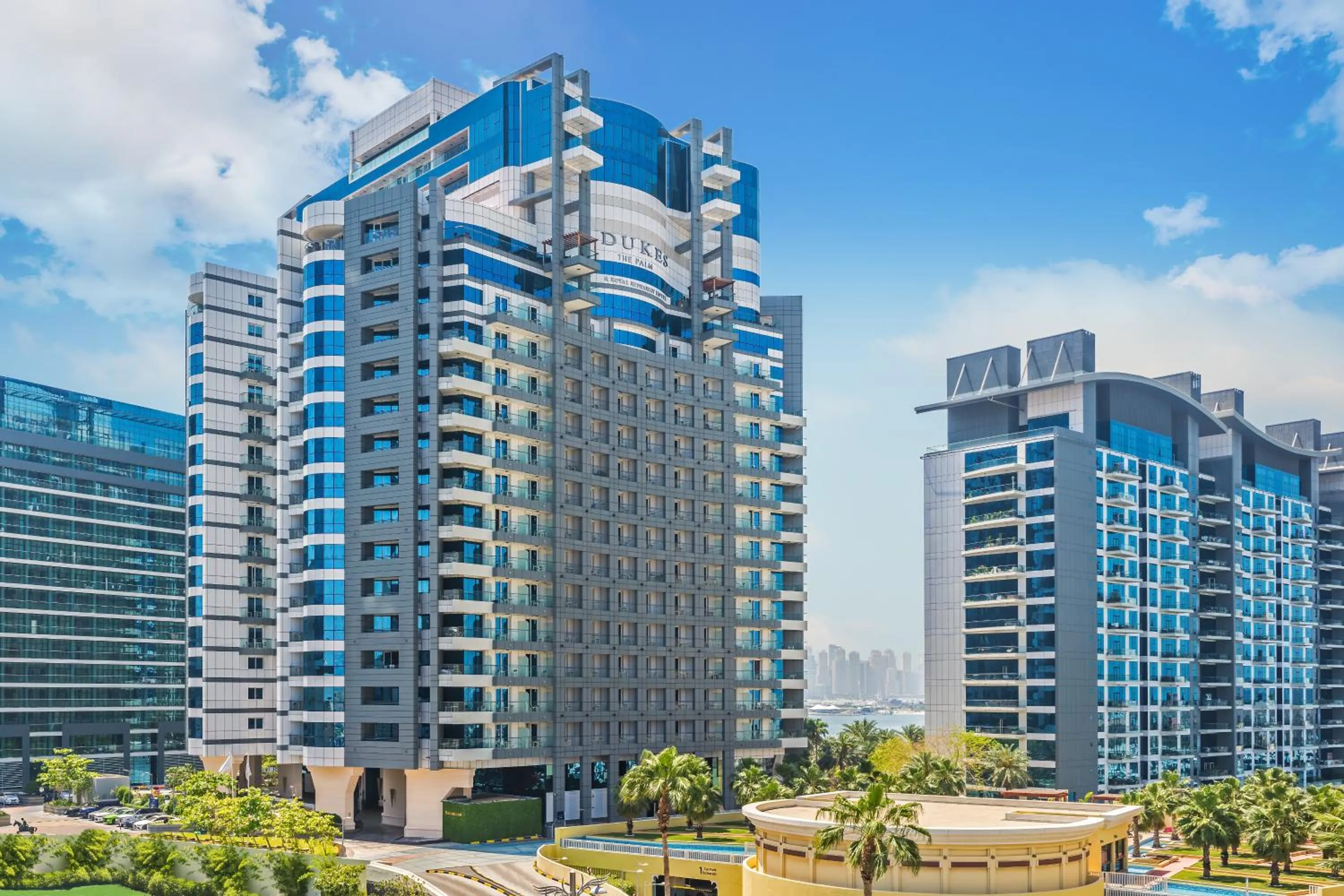 Property building in Dukes The Palm Dubai Hotel