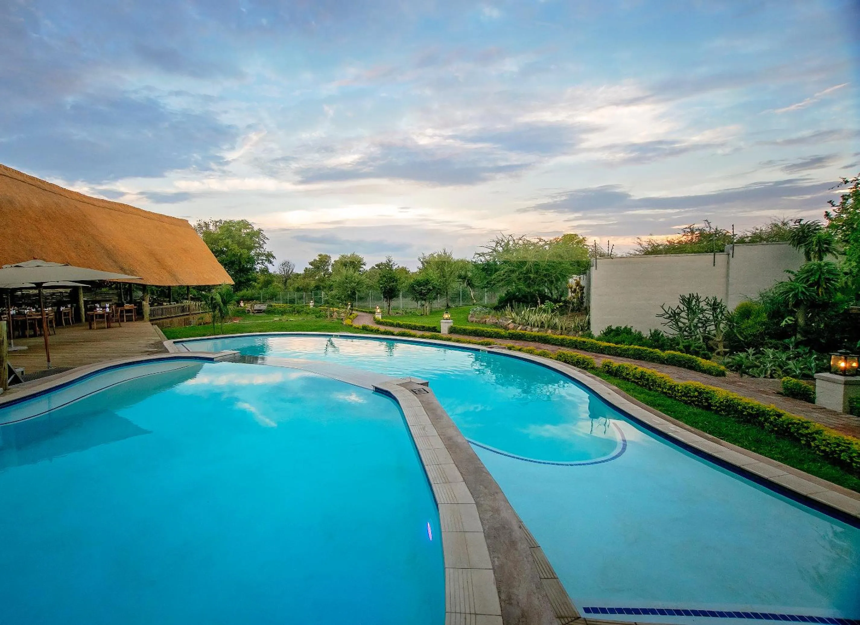 Swimming pool in Shearwater's Explorers Village