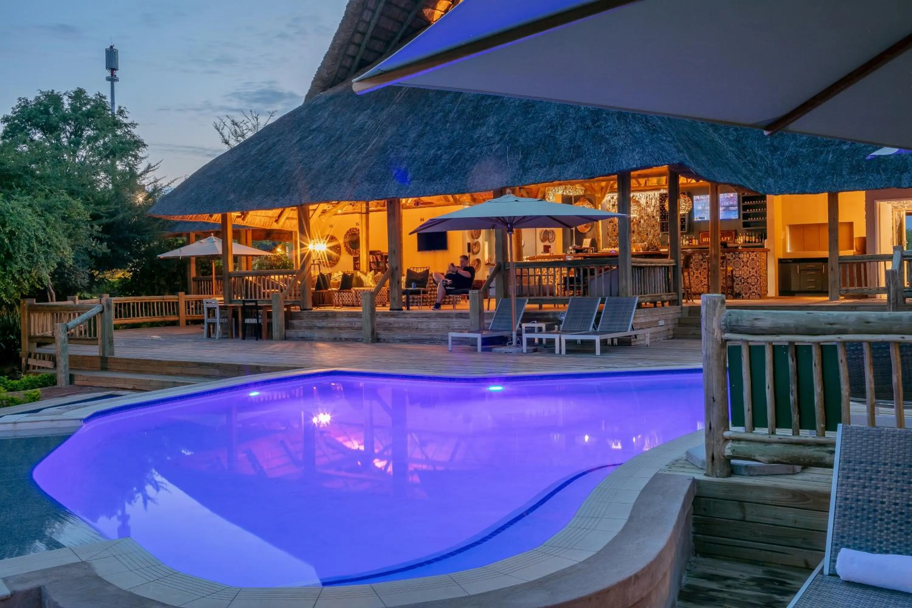 Pool view in Shearwater's Explorers Village