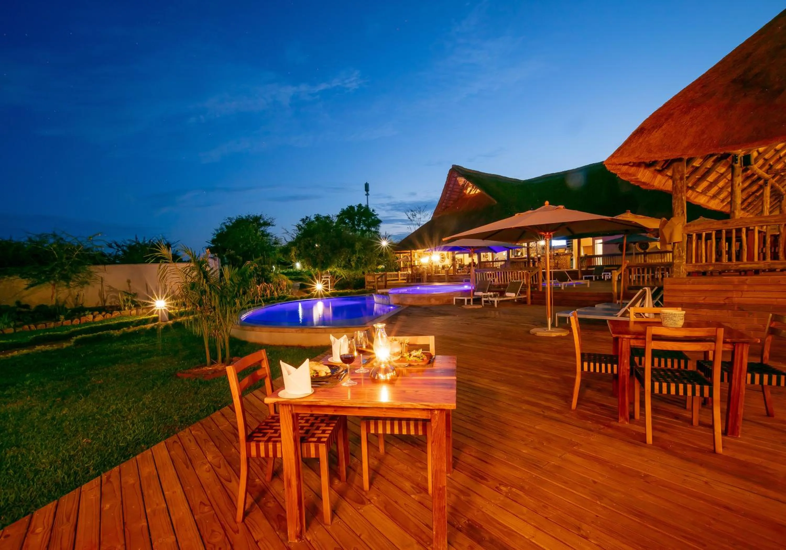 Patio in Shearwater's Explorers Village