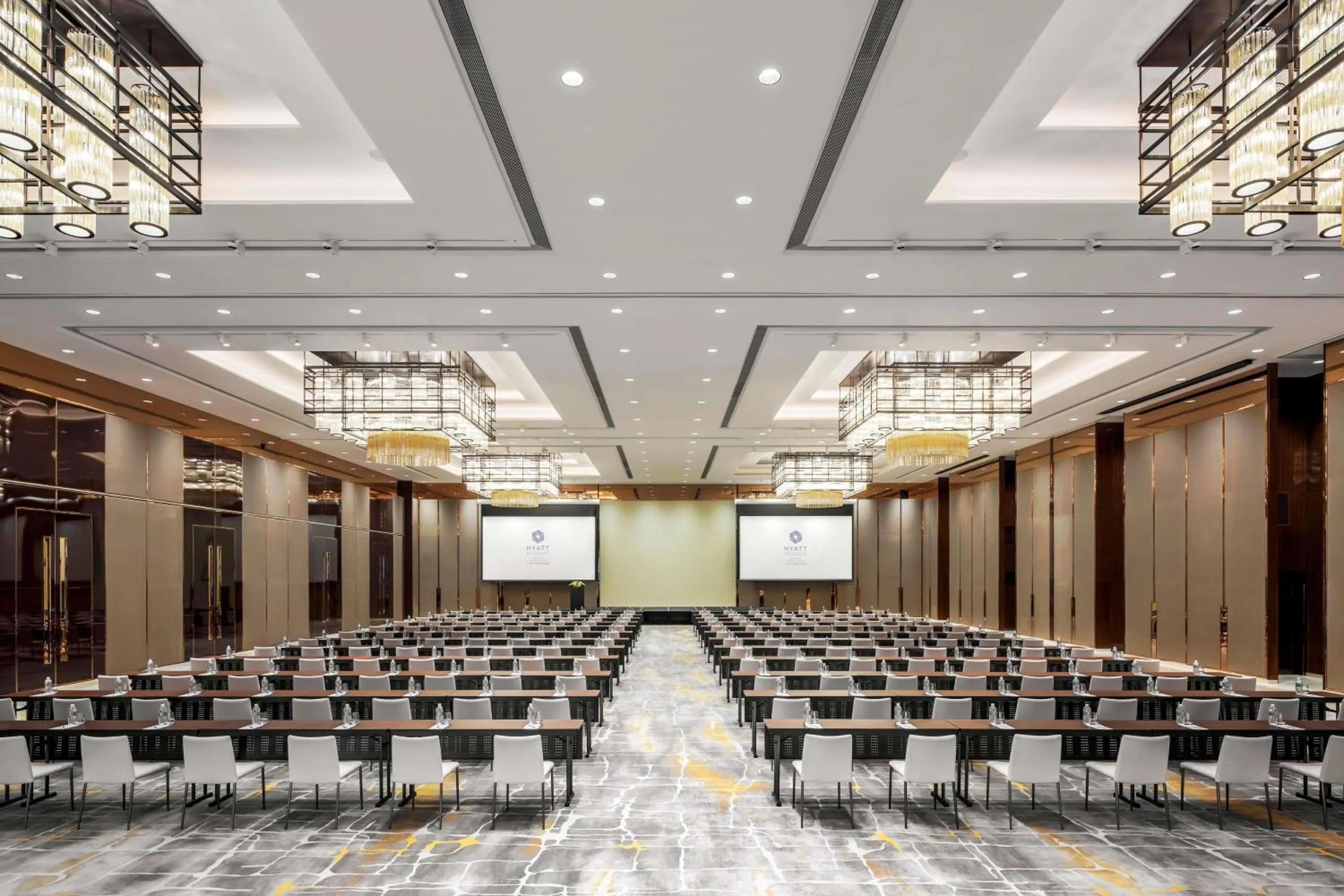 On site in Hyatt Regency Shanghai Global Harbor