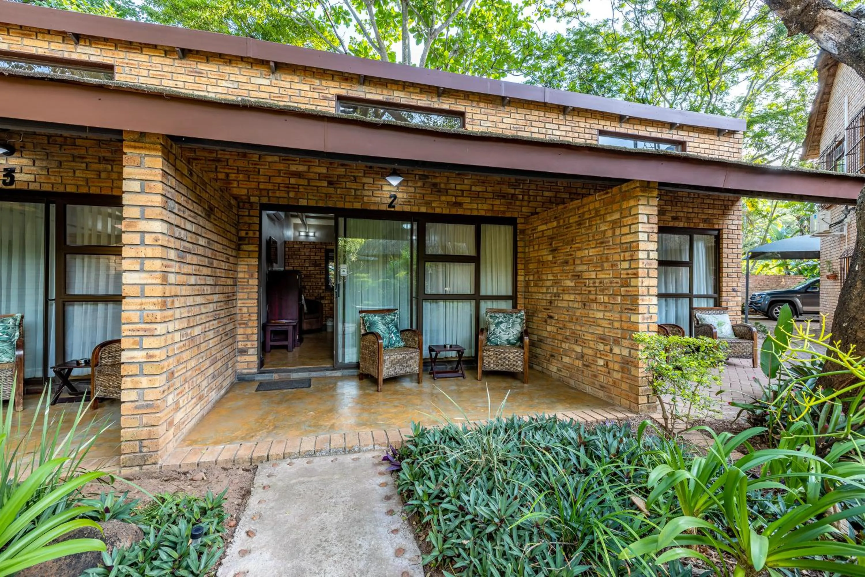 Patio in Dreamfields Guesthouse