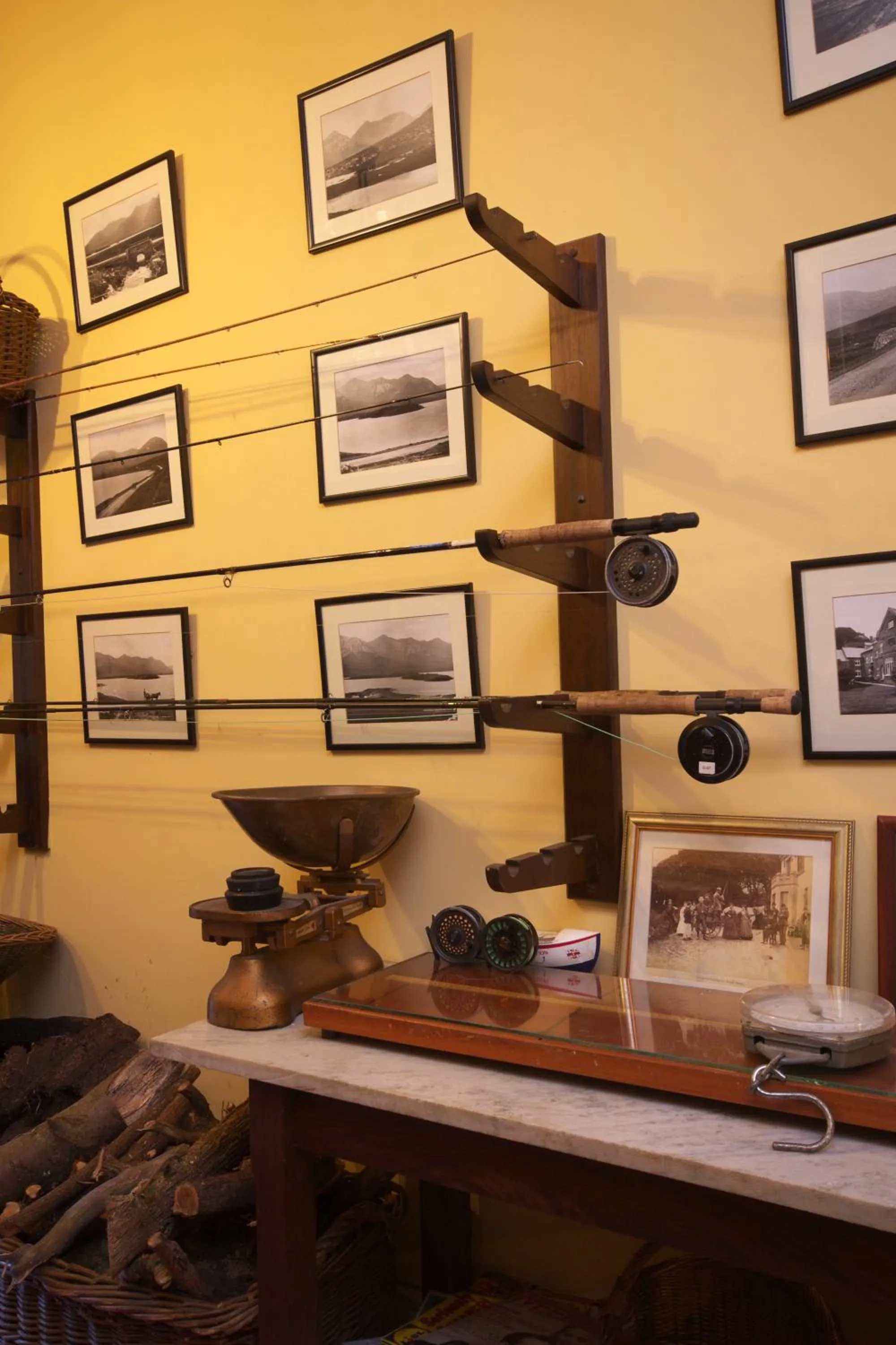 Decorative detail in Lough Inagh Lodge Hotel
