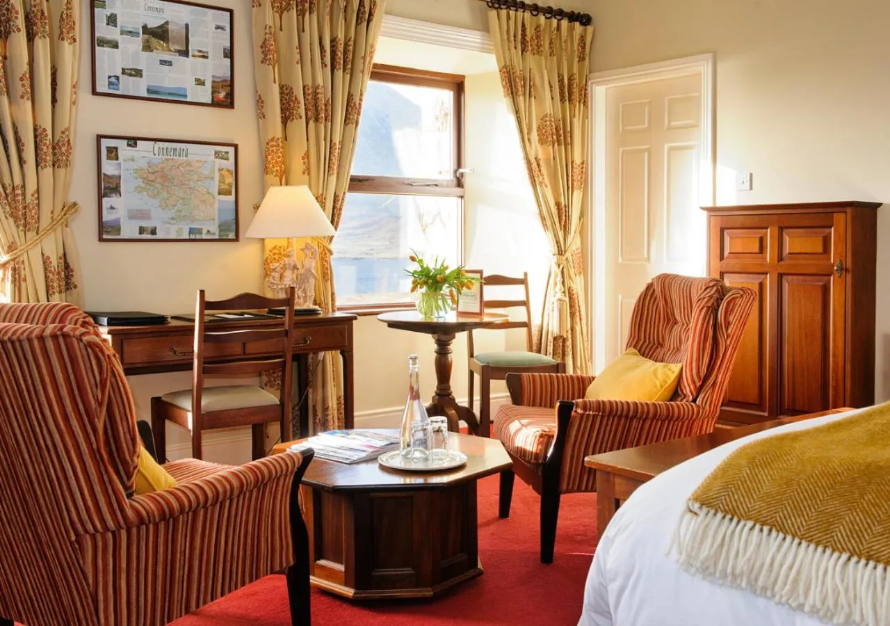 Seating area in Lough Inagh Lodge Hotel