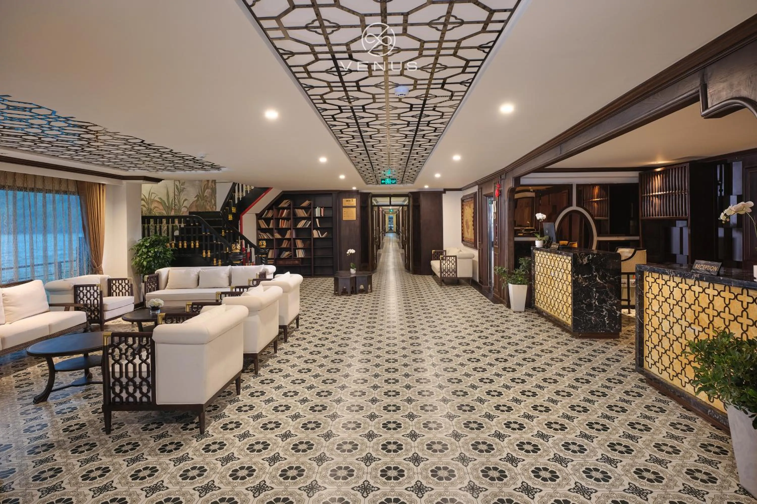 Lobby or reception in Era Cruise Halong Bay by Venus Group