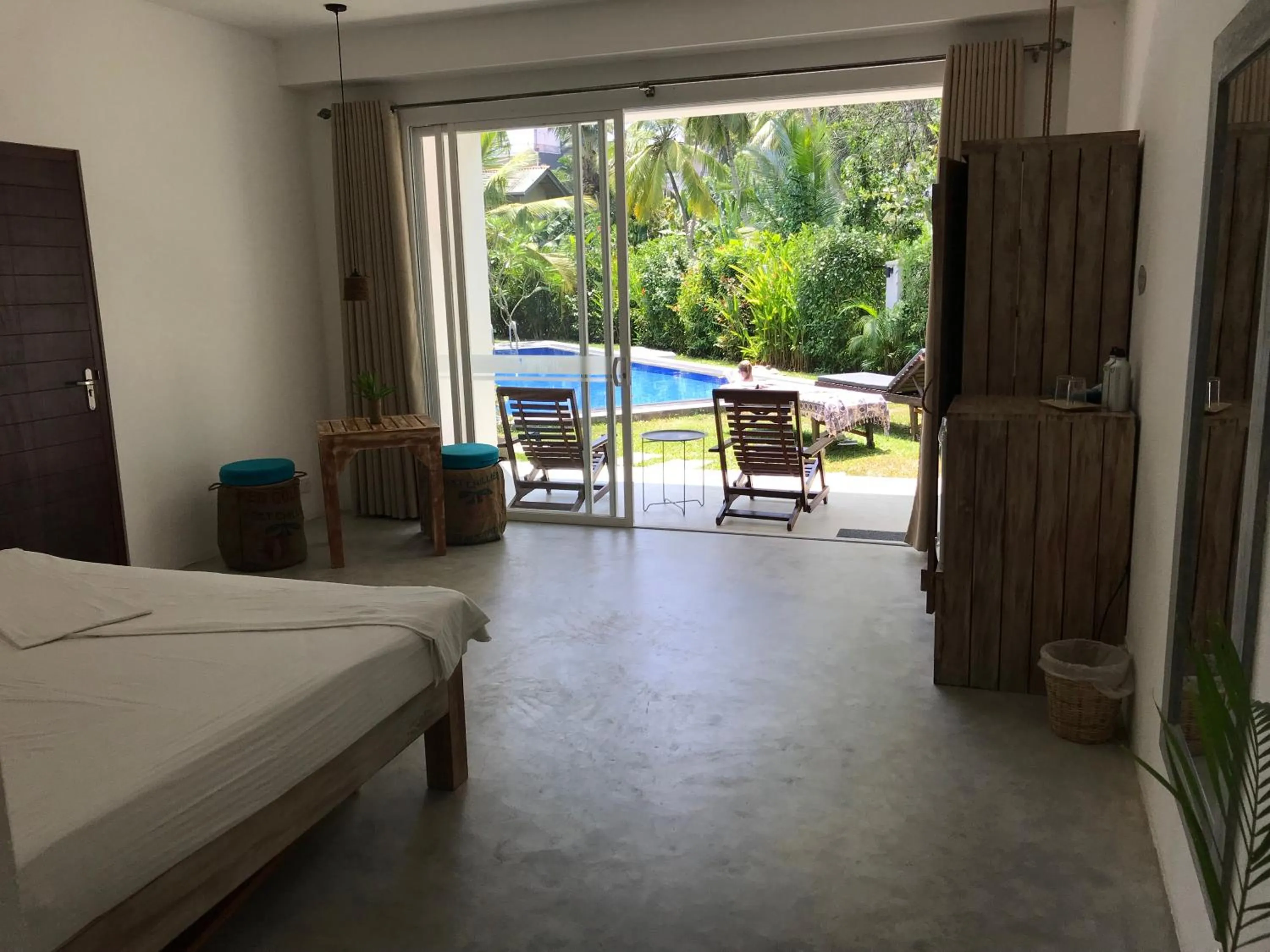 Balcony/Terrace, Bed in Jippie The Villa