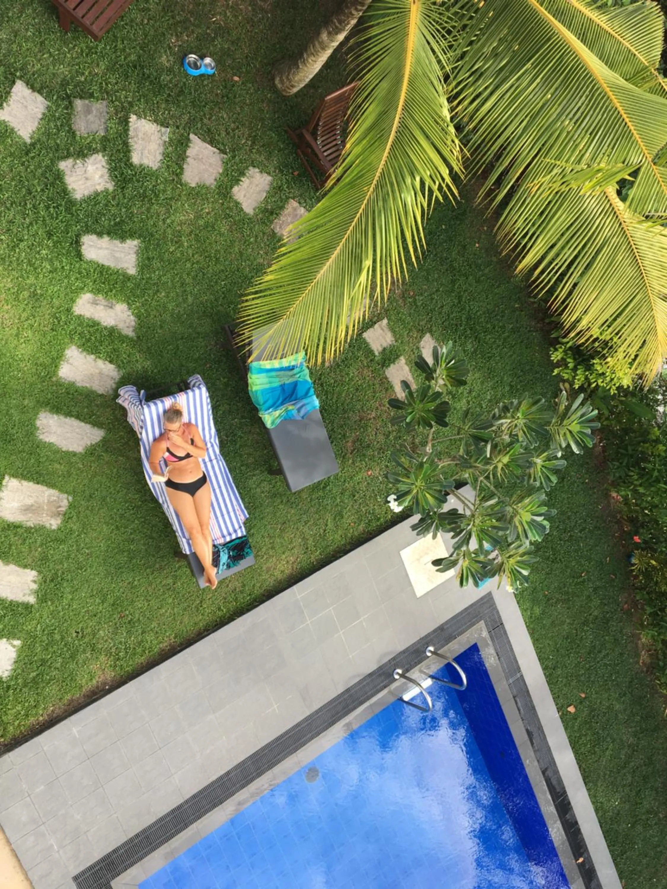 Garden view in Jippie The Villa