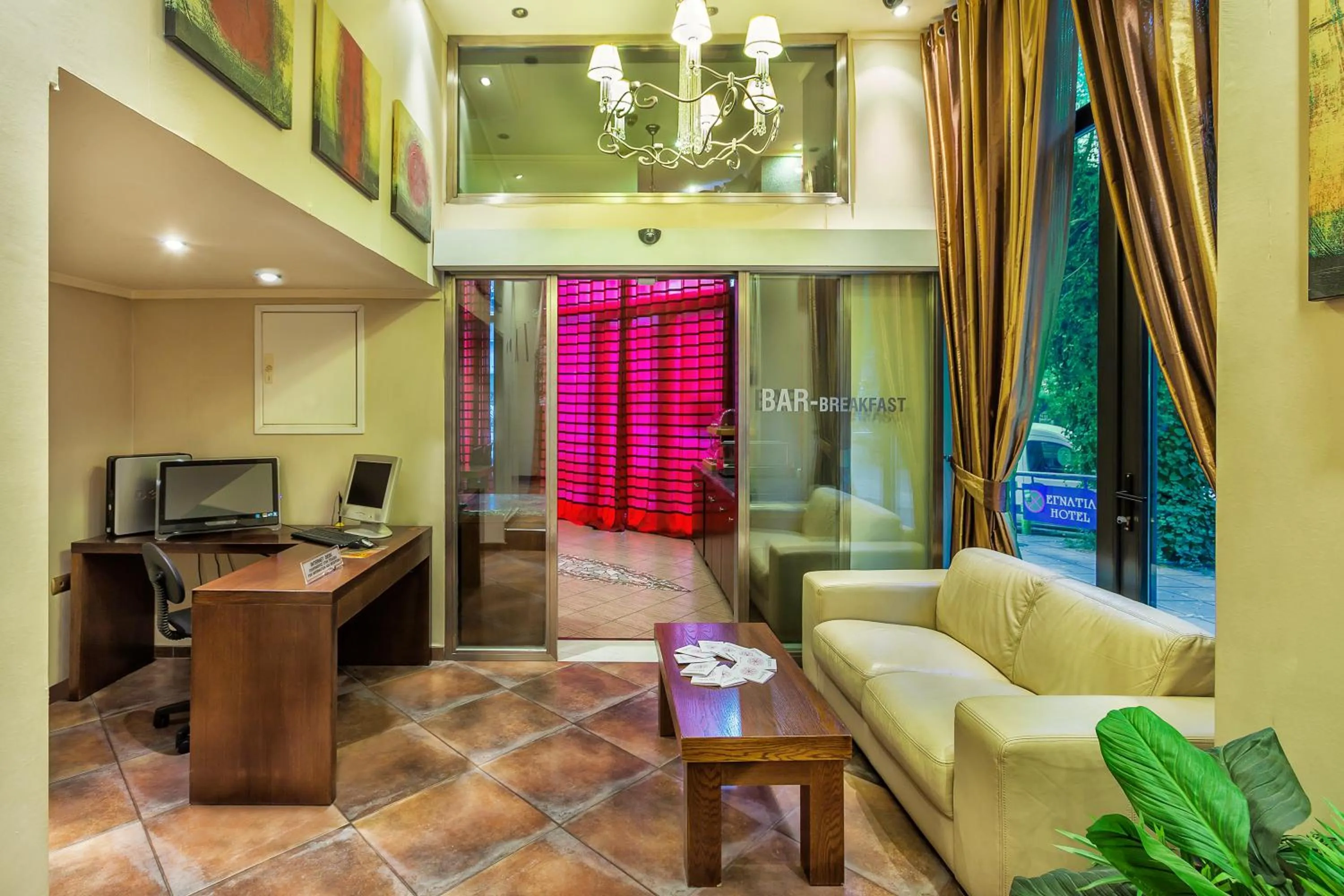 Lounge or bar in Egnatia Hotel