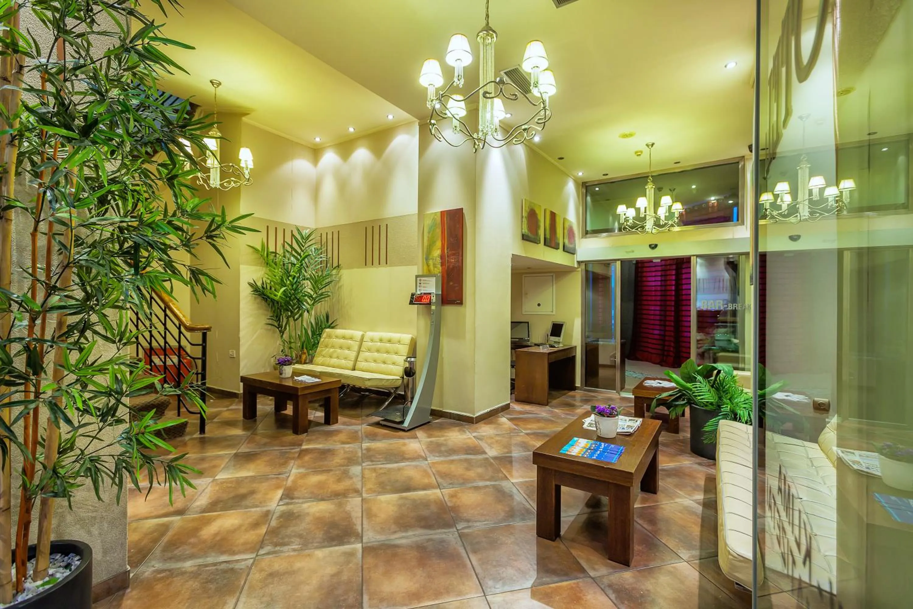 Lobby or reception in Egnatia Hotel