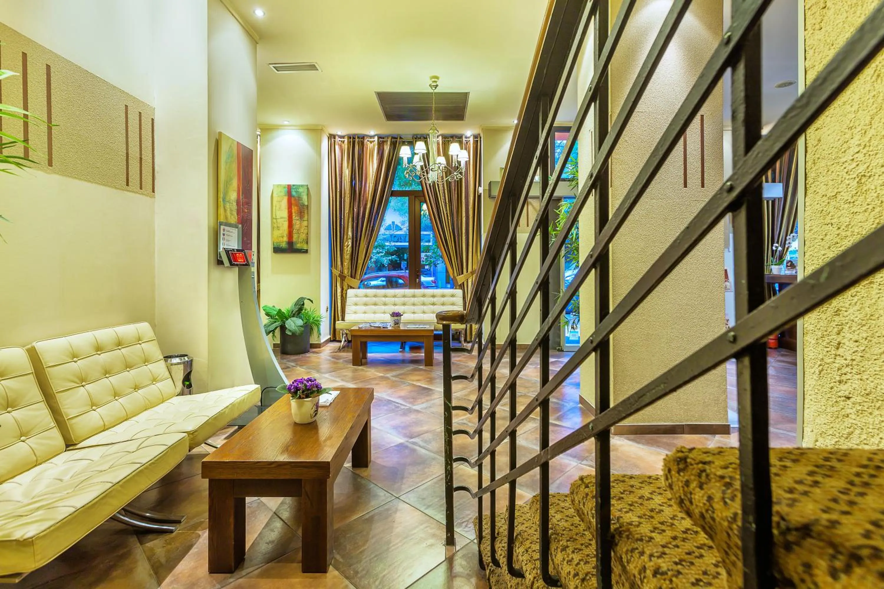 Lobby or reception in Egnatia Hotel