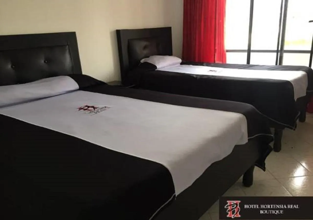 Bed in Hotel Hortensia Real