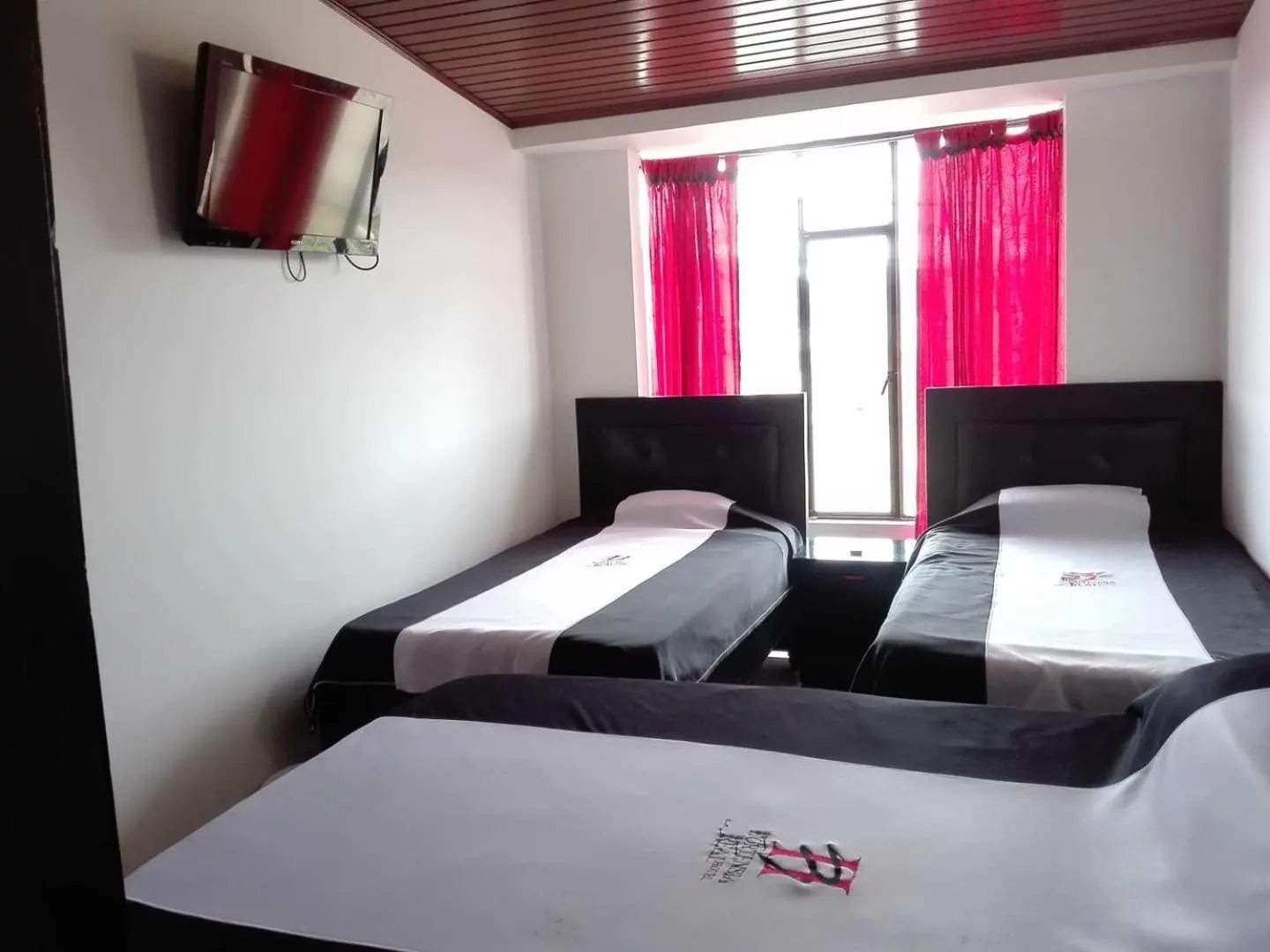 Bed in Hotel Hortensia Real