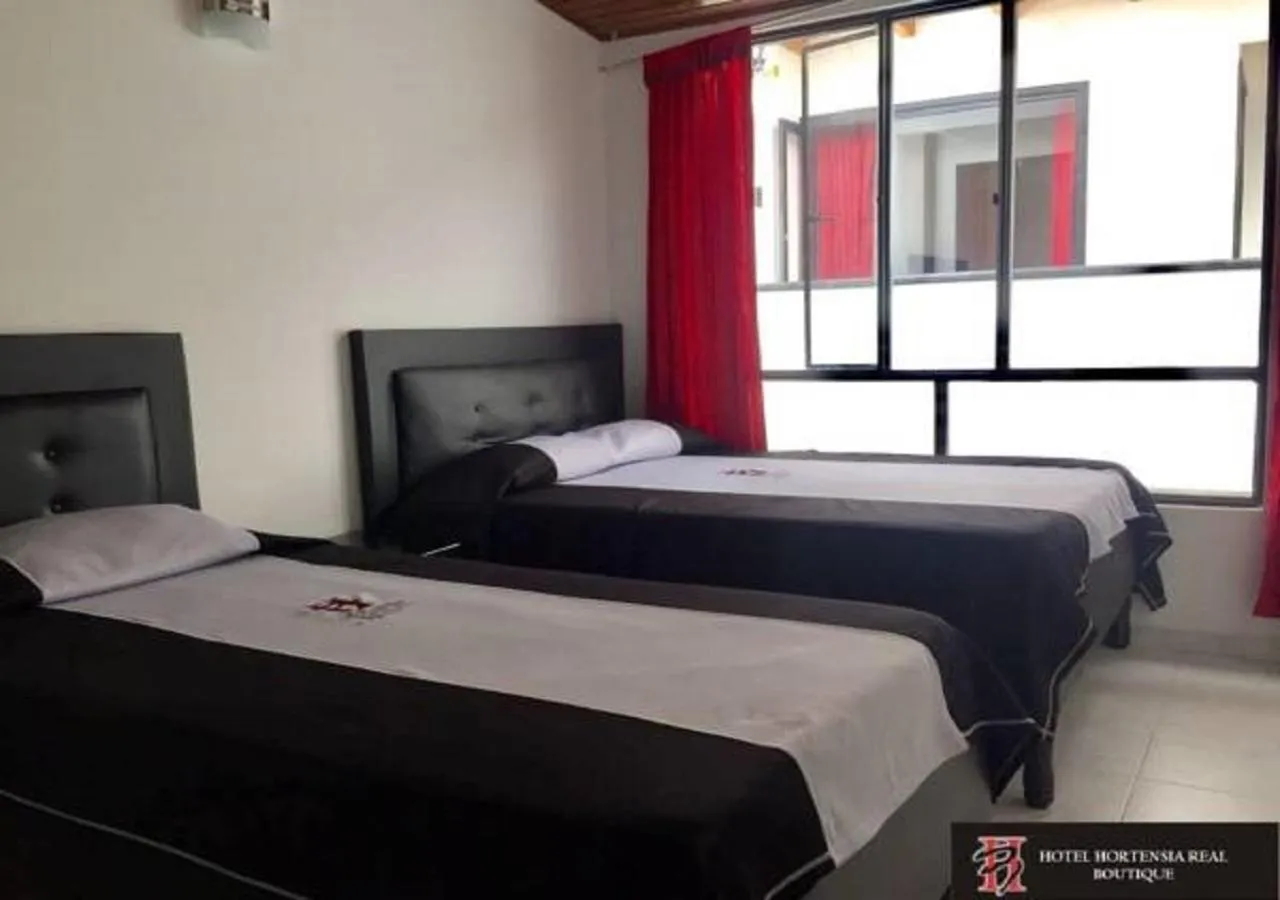 Bed in Hotel Hortensia Real