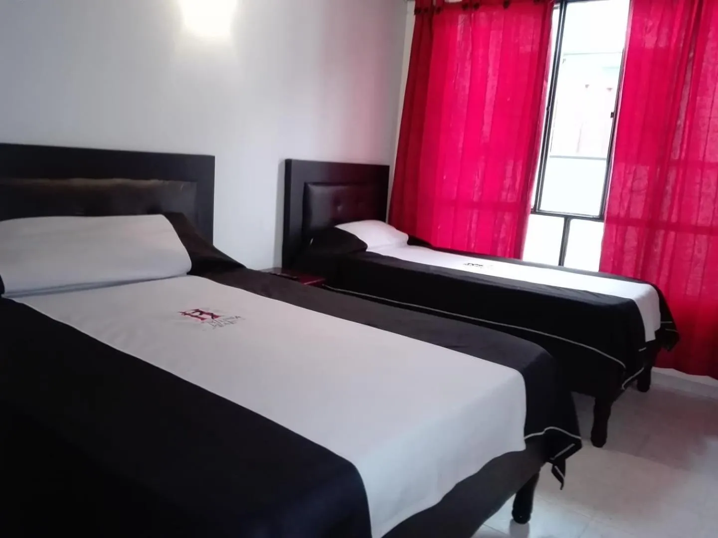 Bed in Hotel Hortensia Real