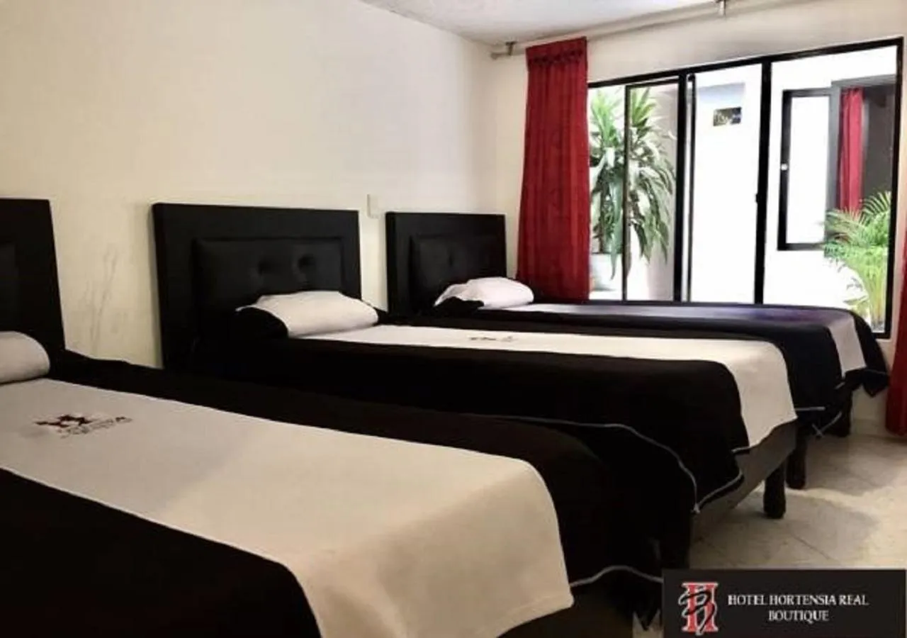 Bed in Hotel Hortensia Real