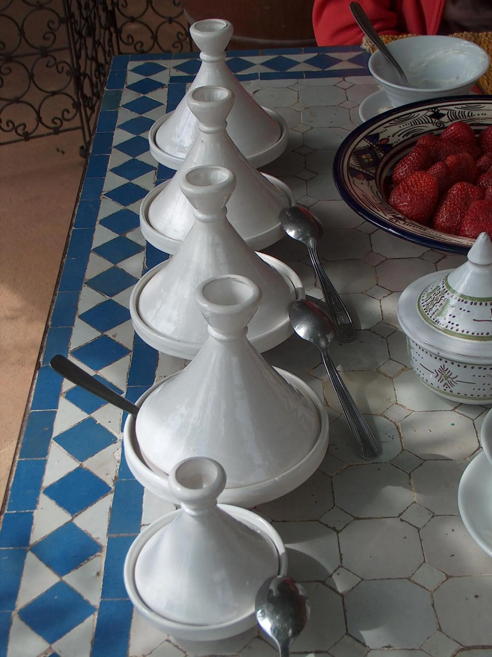 Breakfast in Riad Dar Oulhoum