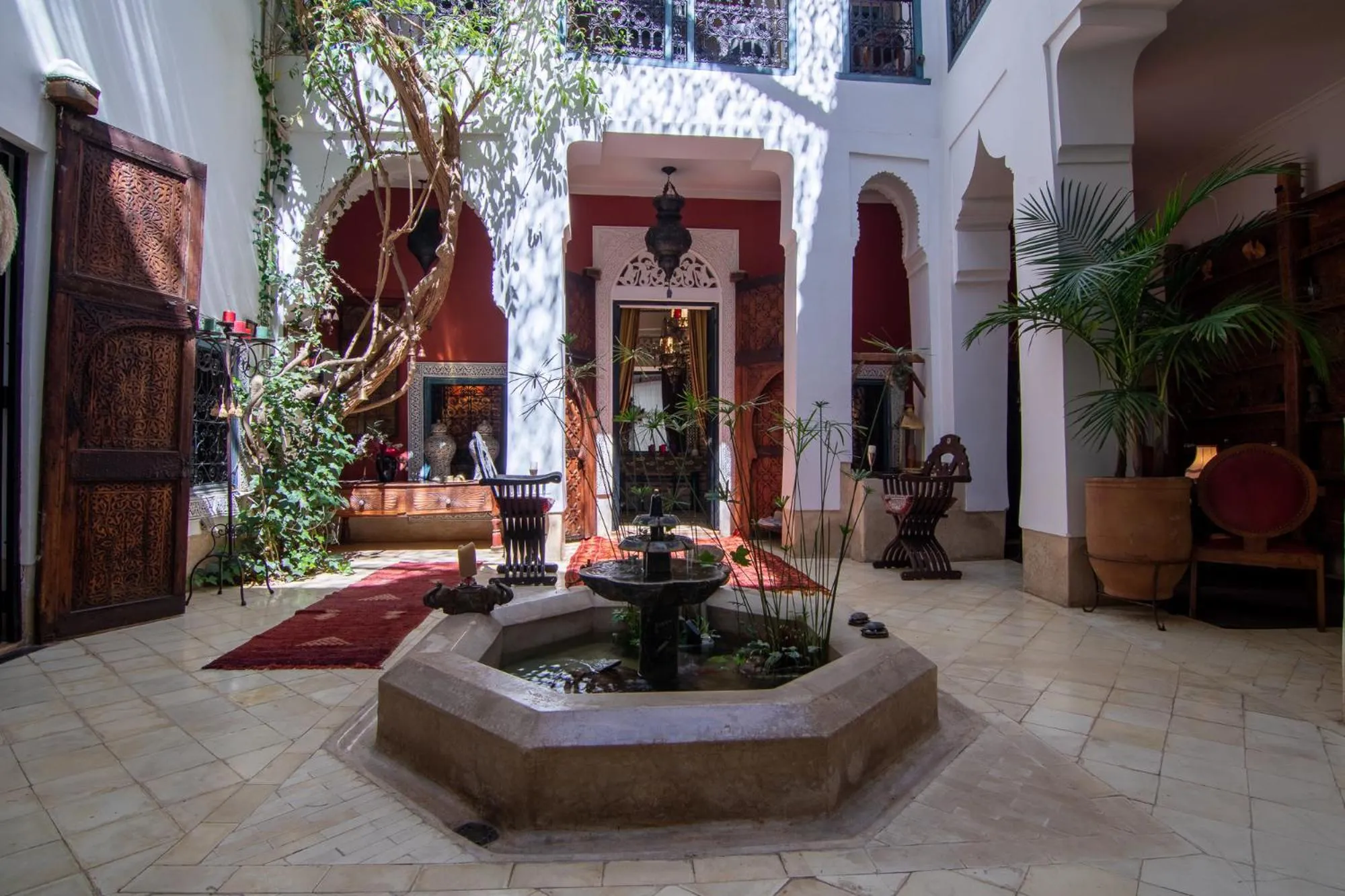 Patio in Riad Dar Oulhoum