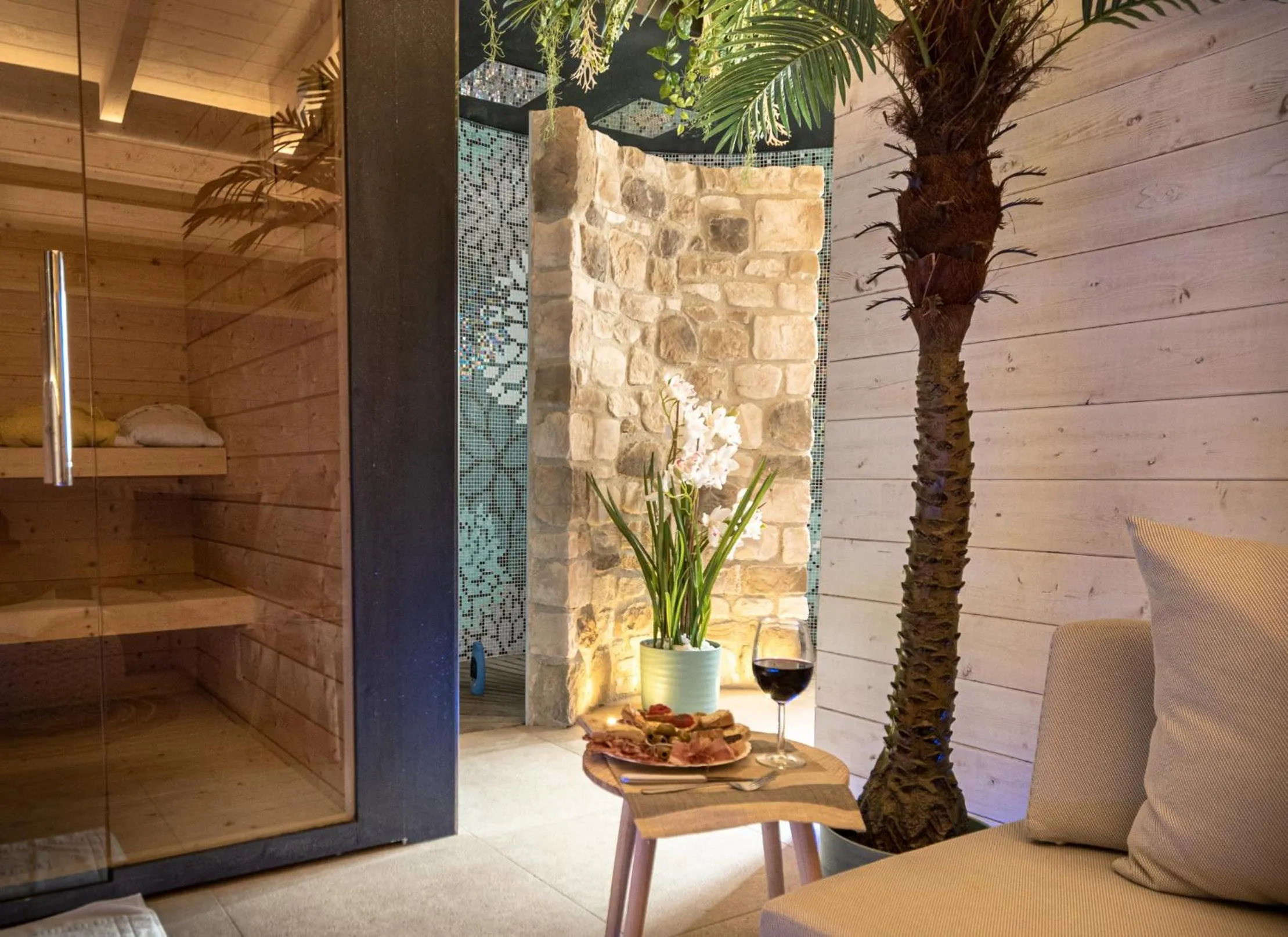 Food and drinks in Il Giardino degli Angeli