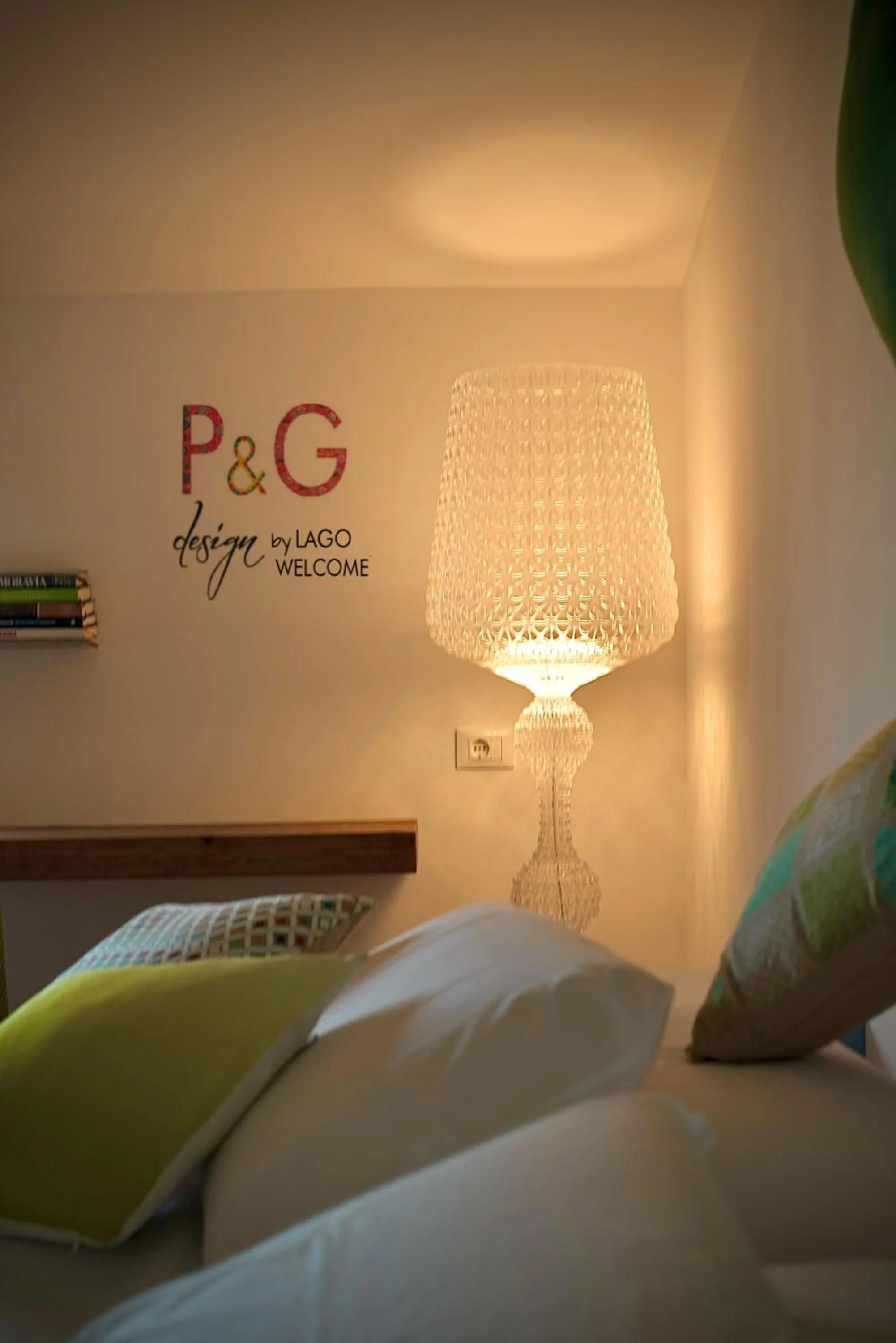 Photo of the whole room, Bed in P&G design by Lago Welcome Enna