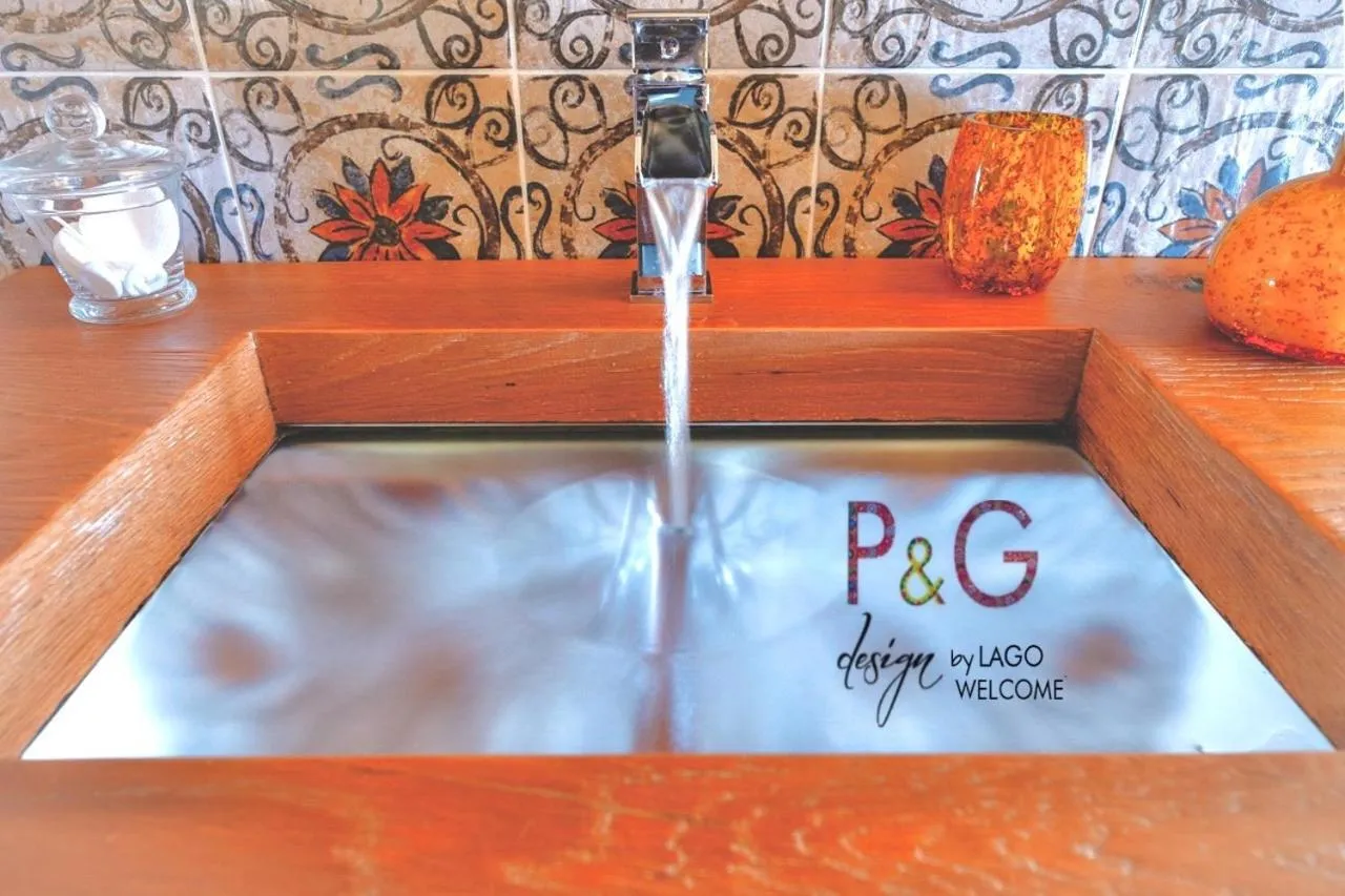 Bathroom in P&G design by Lago Welcome Enna