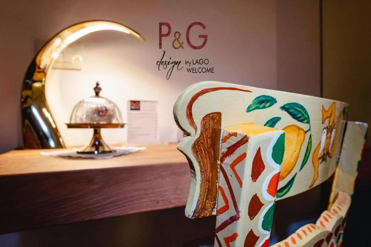 Decorative detail in P&G design by Lago Welcome Enna