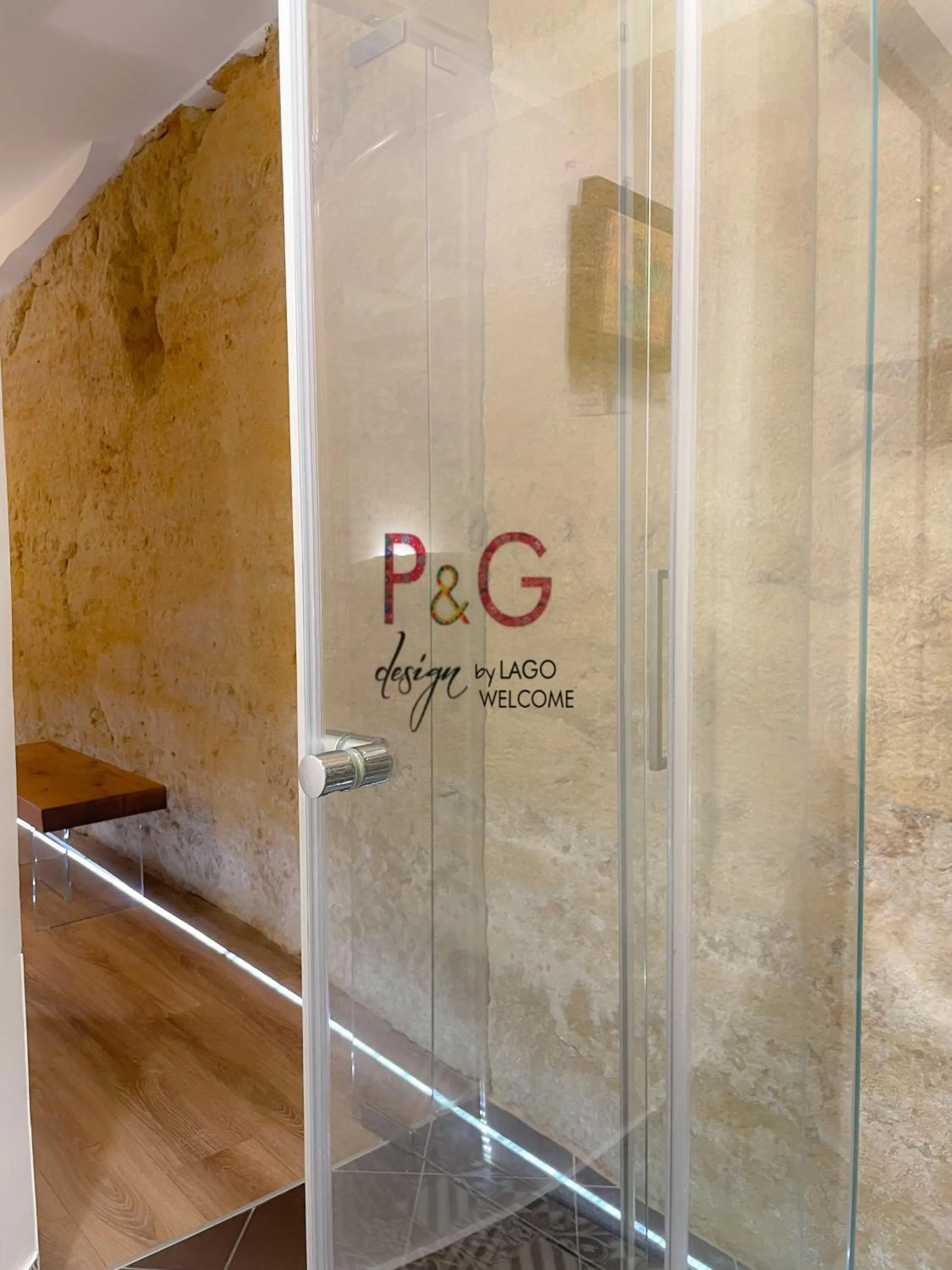 Shower in P&G design by Lago Welcome Enna